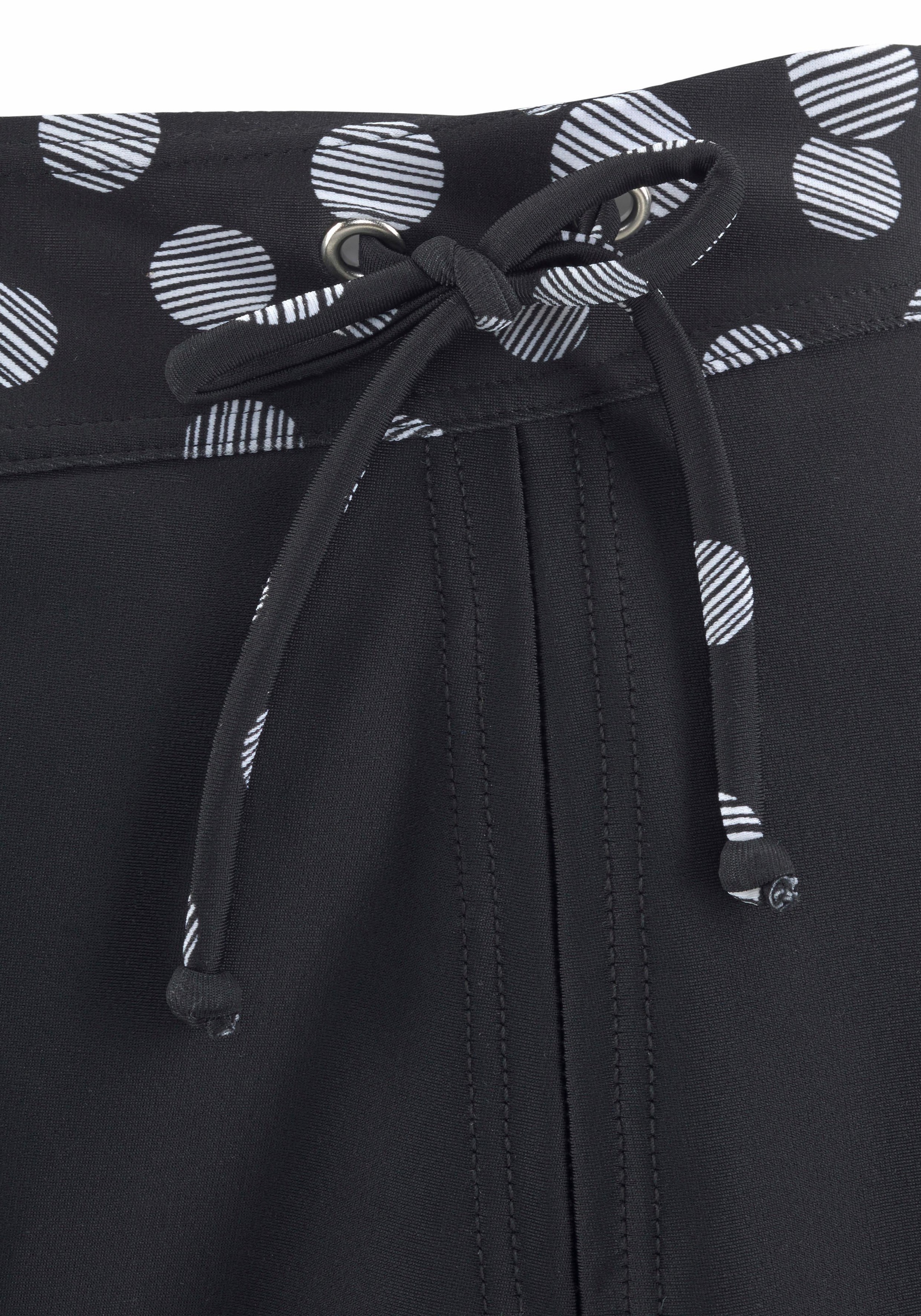 Thumbnail - LASCANA Bade-Rock mit integrierter Bikinihose und bedrucktem Bündchen