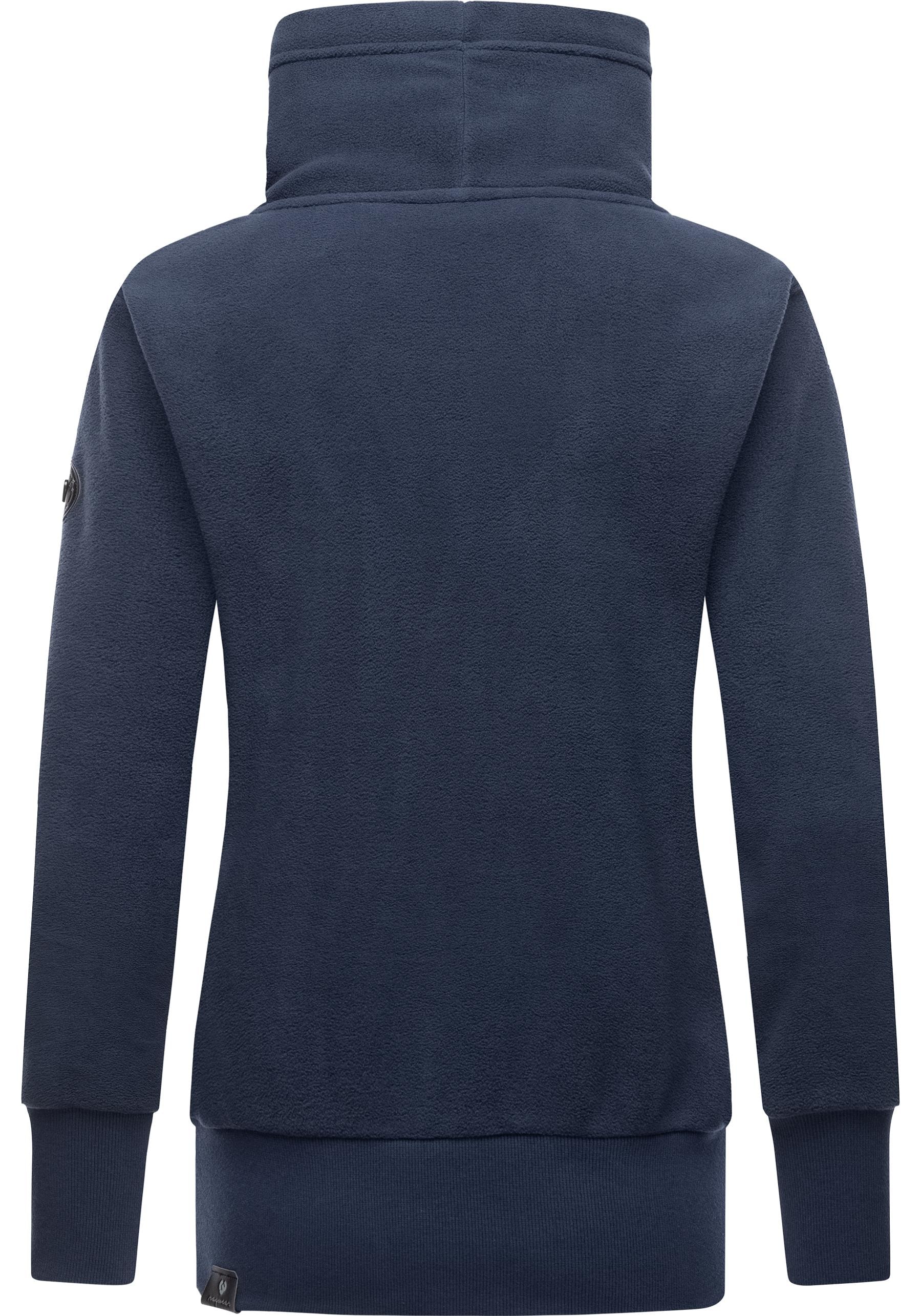 Ragwear Sweatshirt »Neska Fleece«, modischer Longsleeve Fleecepullover mit hohem Kragen