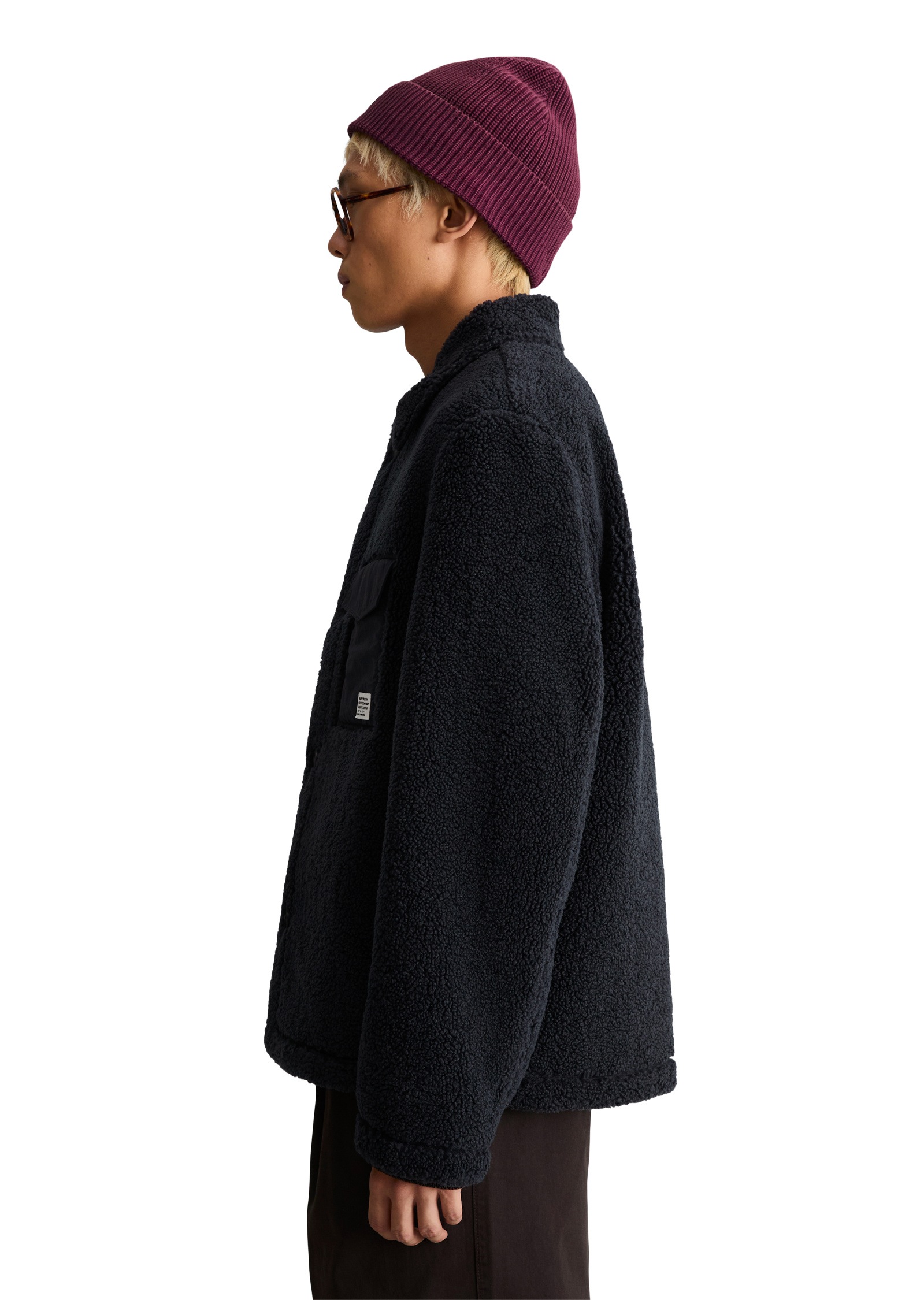 Marc O'Polo DENIM Outdoorjacke »mit weichem Fleecefutter« ohne Kapuze