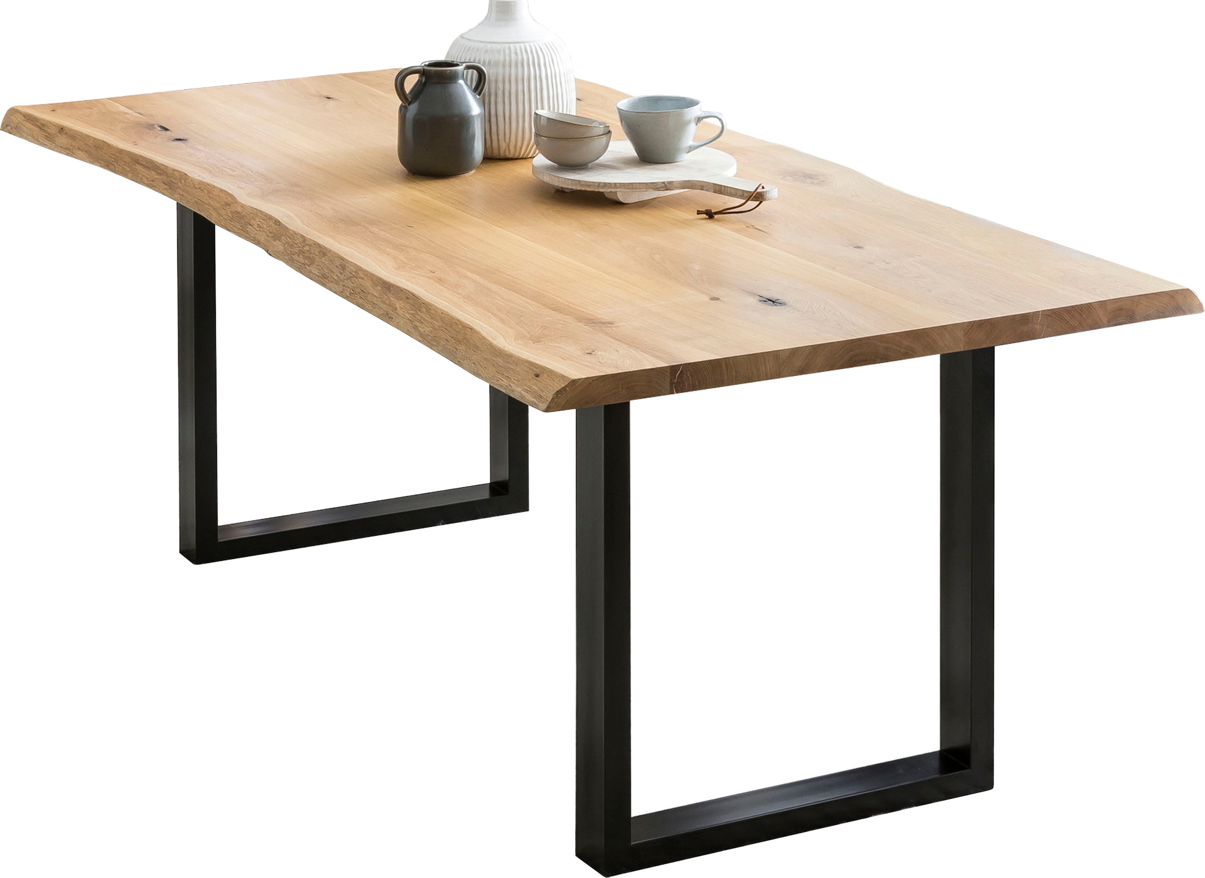 SalesFever Esstisch "Design-Speisetisch für stilvolles Ambiente" UV-lackier günstig online kaufen