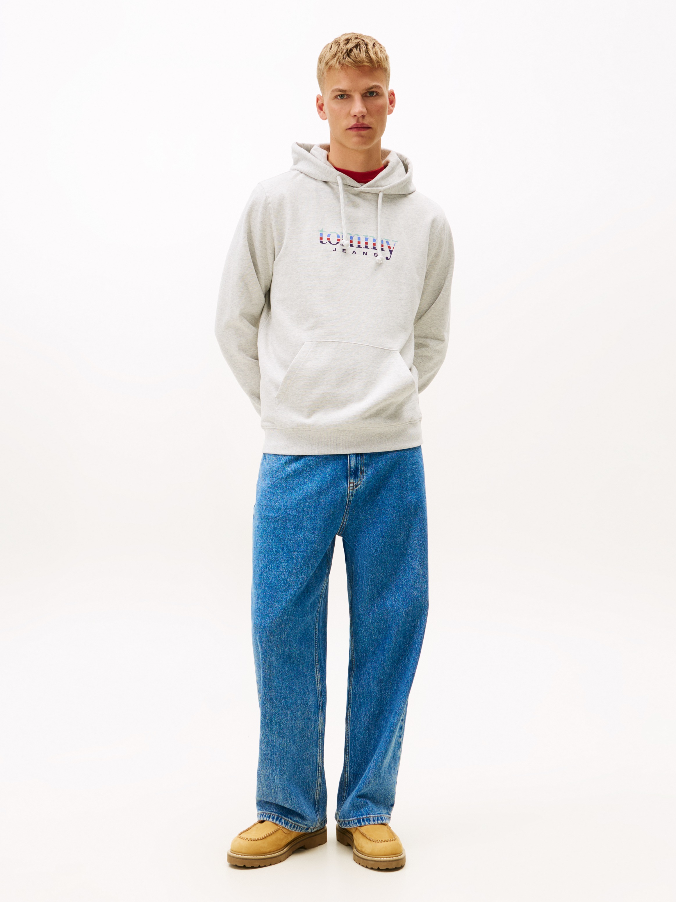 Tommy Jeans Hoodie »TJM REG ENTRY DNA PLAY«, regular fit, mehrfarbiges Logo, Sweatshirt
