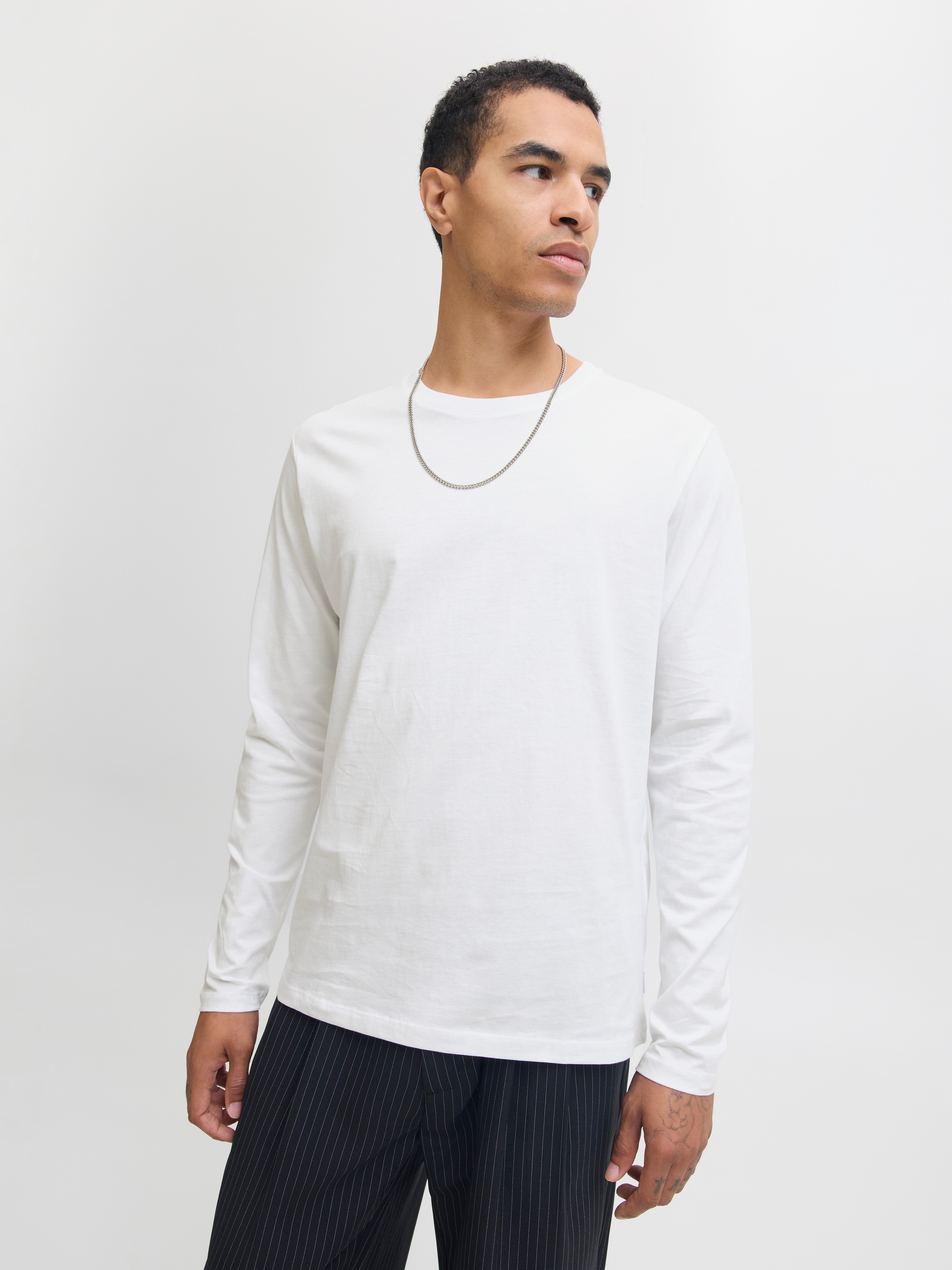 Jack & Jones Rundhalsshirt "JJEORGANIC BASIC TEE LS O-NECK NOOS" günstig online kaufen