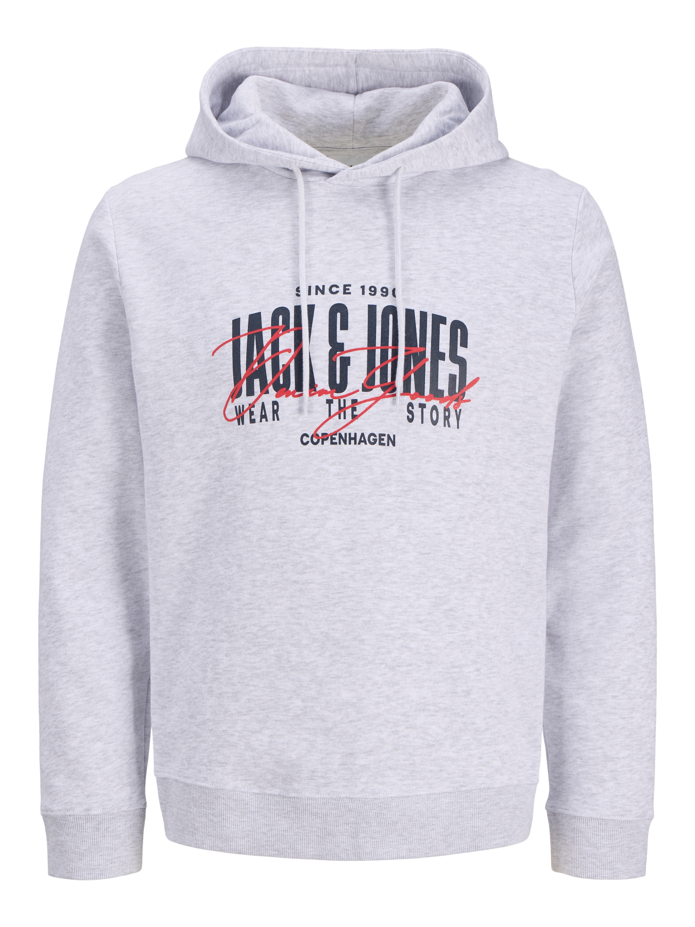 Jack & Jones "JJAERO SWEAT HOOD", Materialmix, regular fit