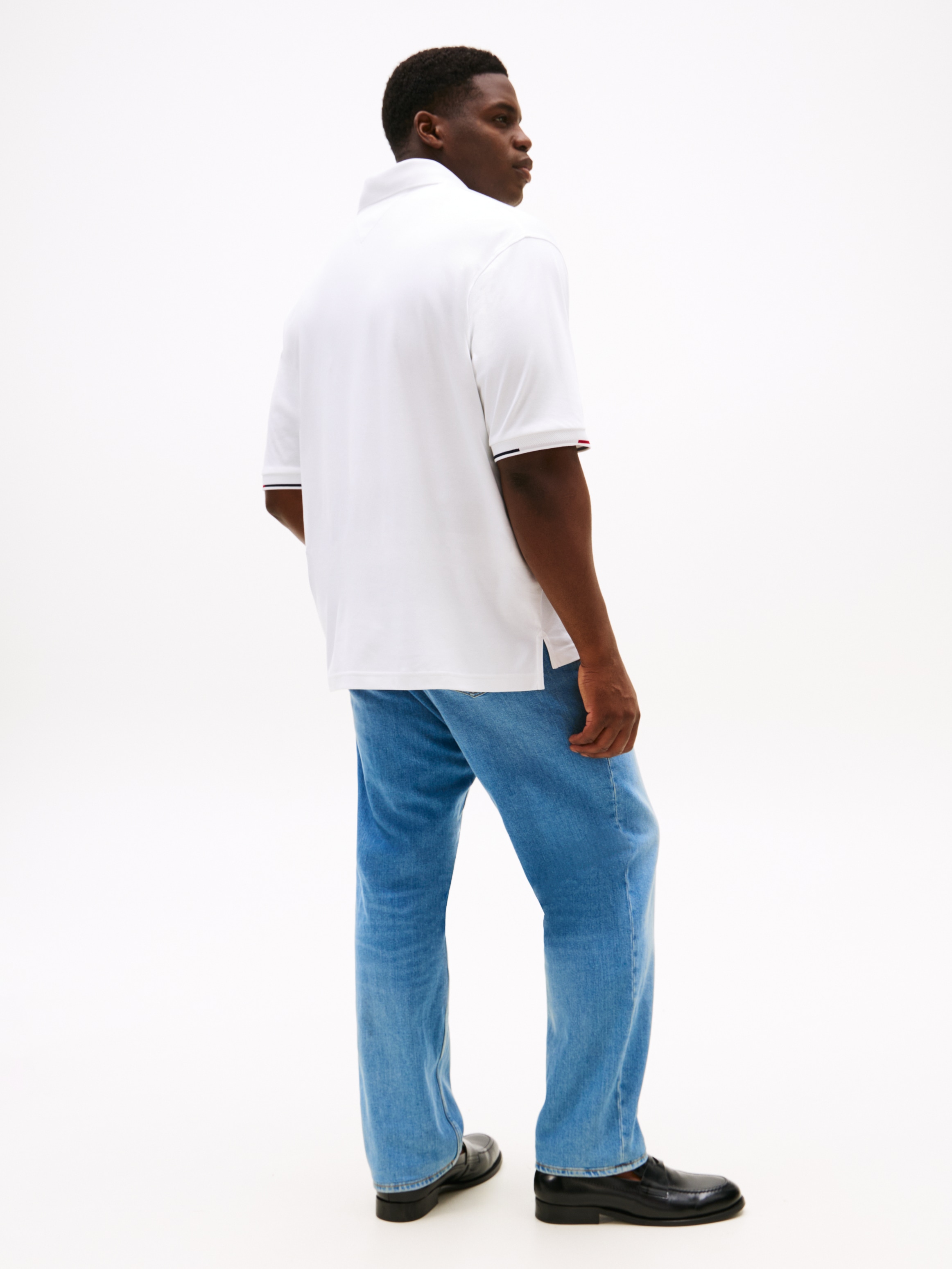 Tommy Hilfiger Big & Tall Poloshirt »BT-INTERLOCK FLAGCUFF SLIM FIT-B«, Große Größen