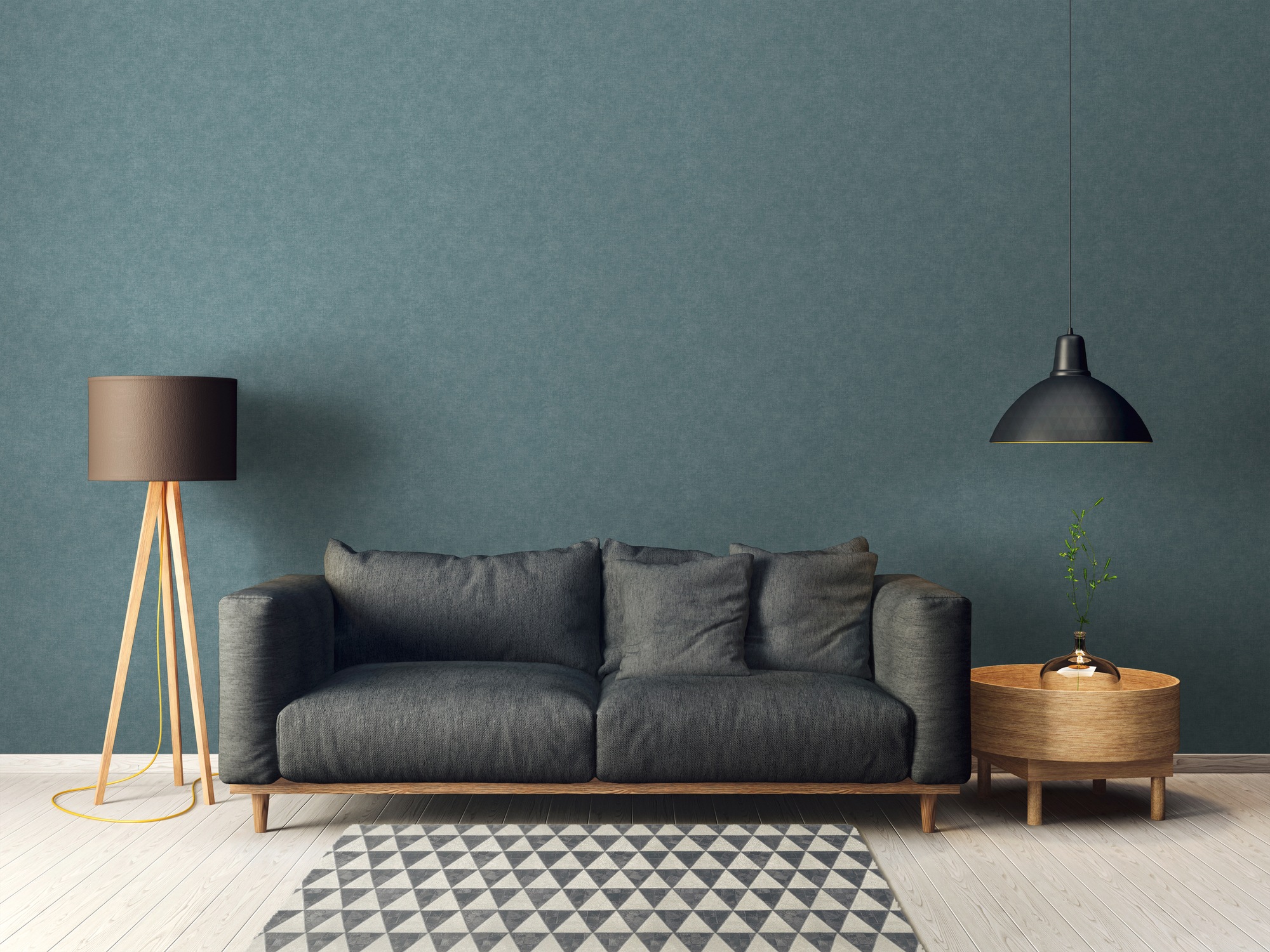 living walls Vliestapete »Smart Surfaces einfarbige Tapete Unitapete Struktur-Optik Landhaus«, matt, Vliestapete Textil-Optik für Schlafzimmer Küche Wohnzimmer Uni Design