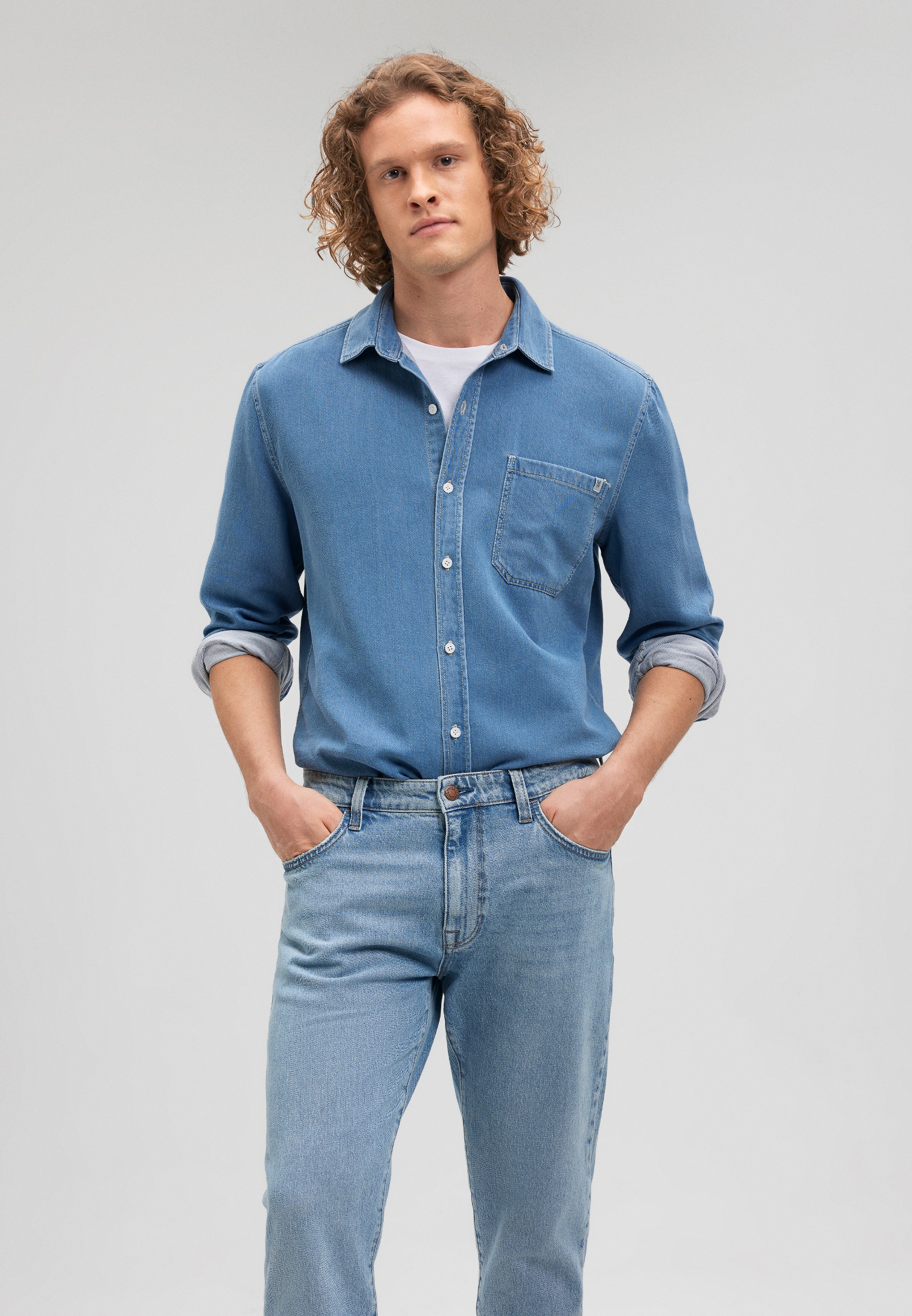 Mavi Jeanshemd »ONE POCKET SHIRT«, Jeanshemd