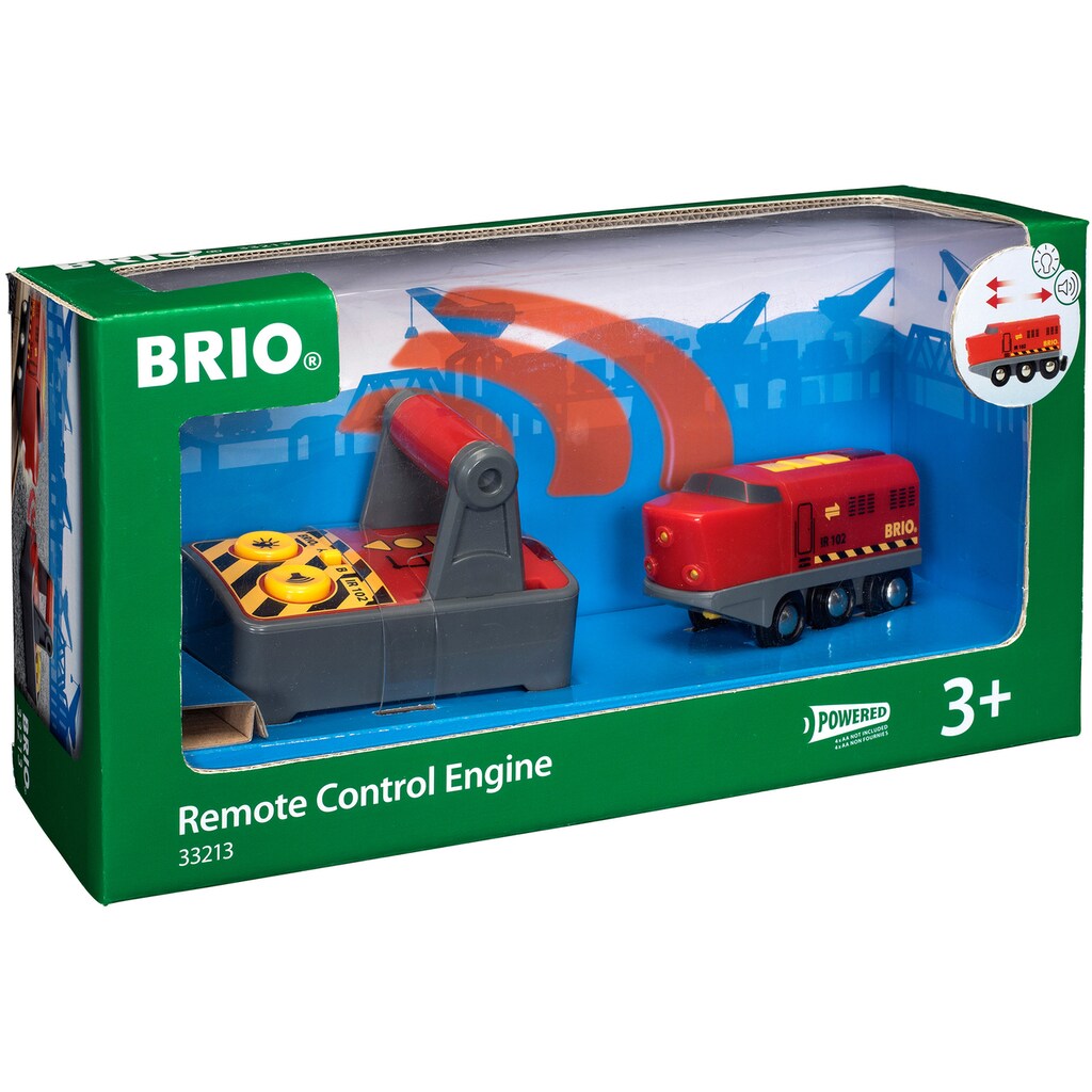 BRIO® Spielzeug-Eisenbahn »BRIO® WORLD, IR Frachtlok«, mit Licht und Soundfunktion, FSC® - schützt Wald - weltweit