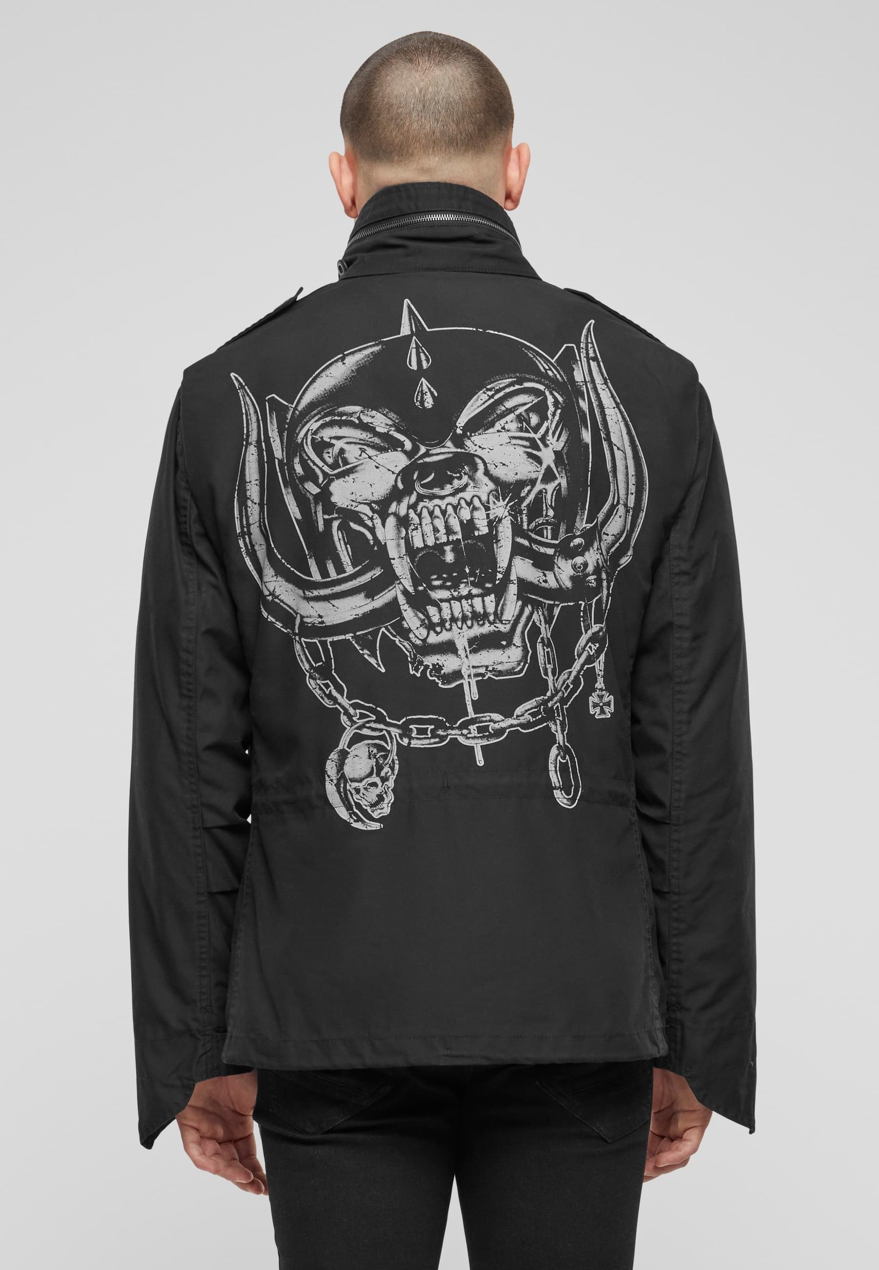 Brandit Winterjacke »Brandit Herren Motörhead M65 Jacket«, (1 St.), mit Kapuze