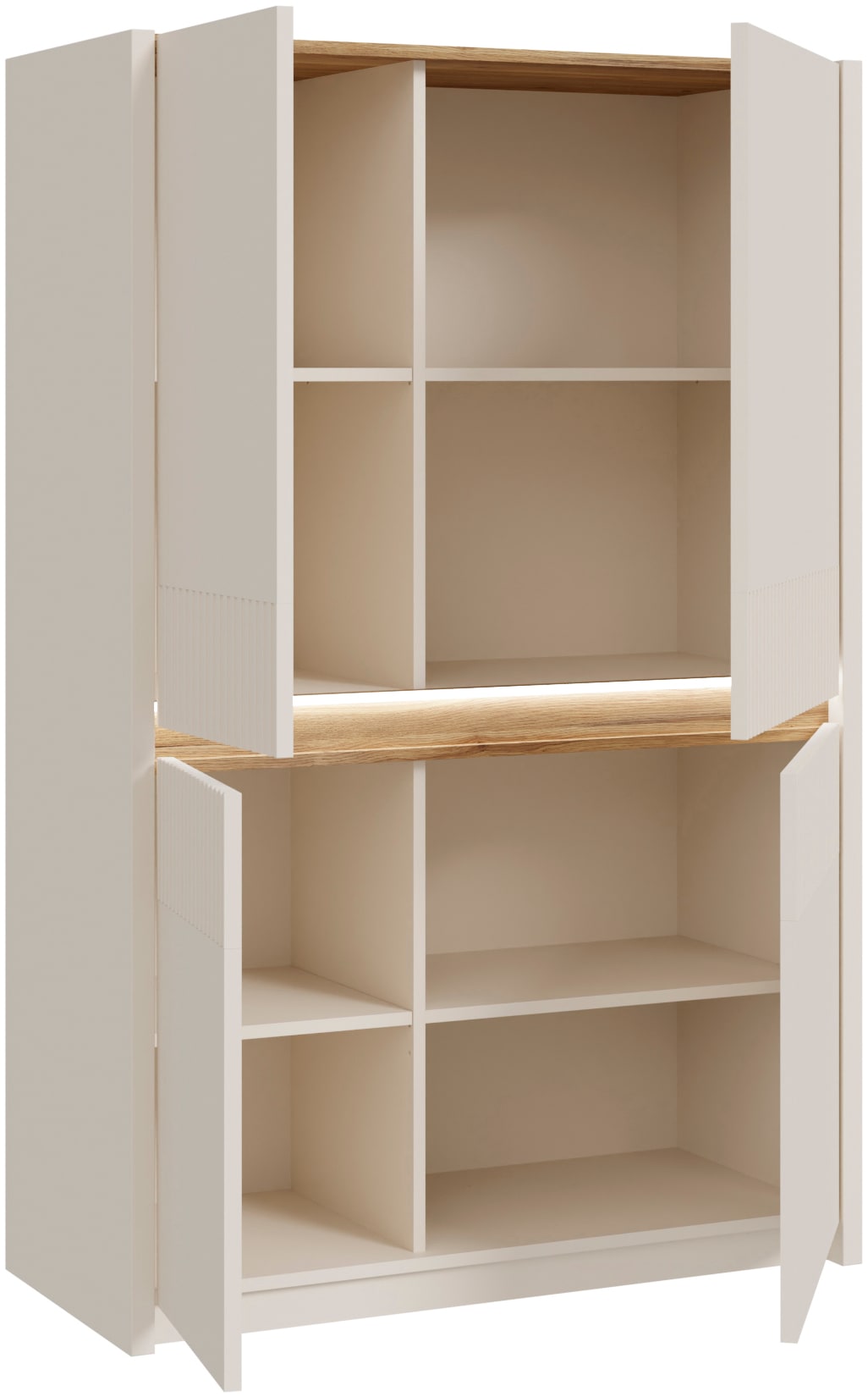 FORTE Highboard »Oak Square«