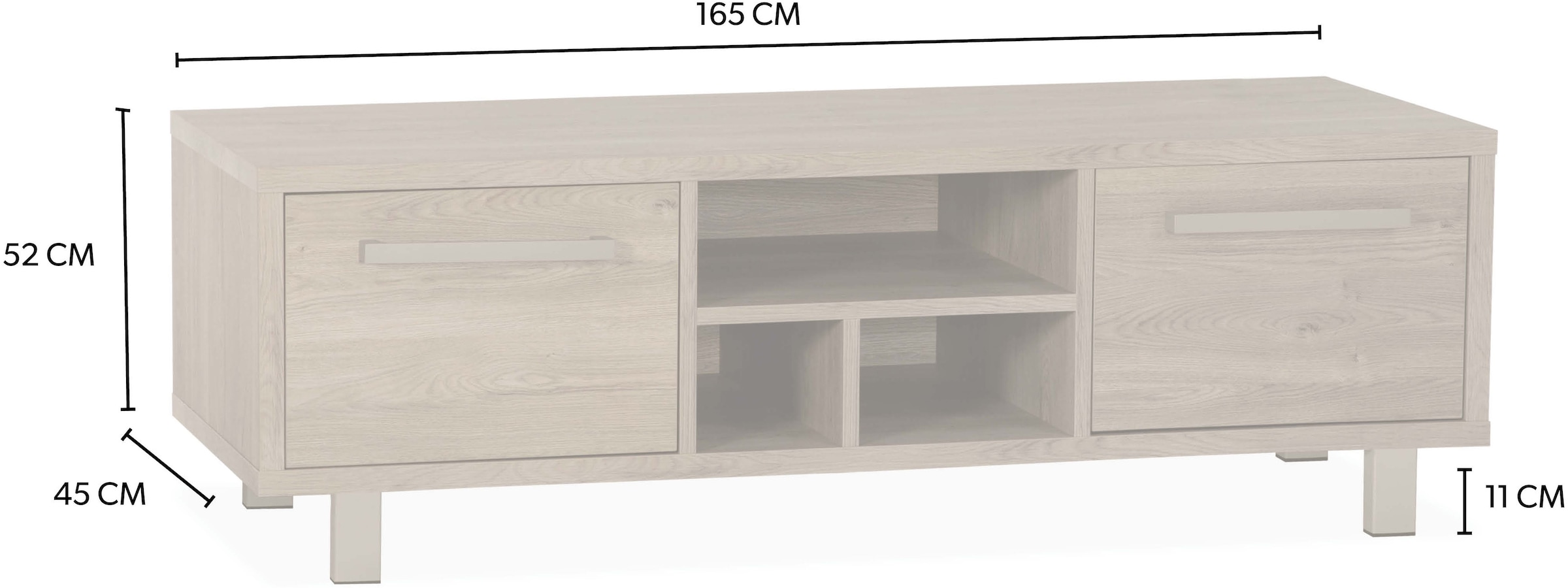 OMG Design TV-Schrank »Gauro« 1 Stk. tlg.