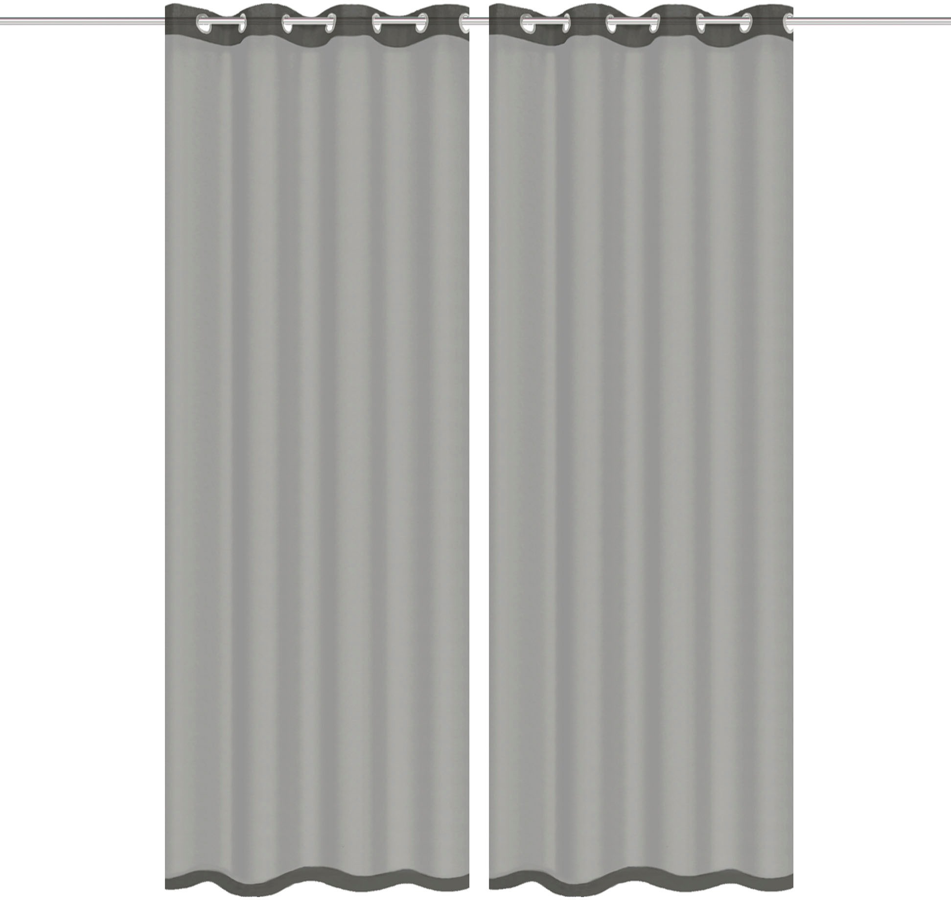 HOME WOHNIDEEN Gardine "DOLLY" Ösen 2 Stk. tlg. transparent günstig online kaufen