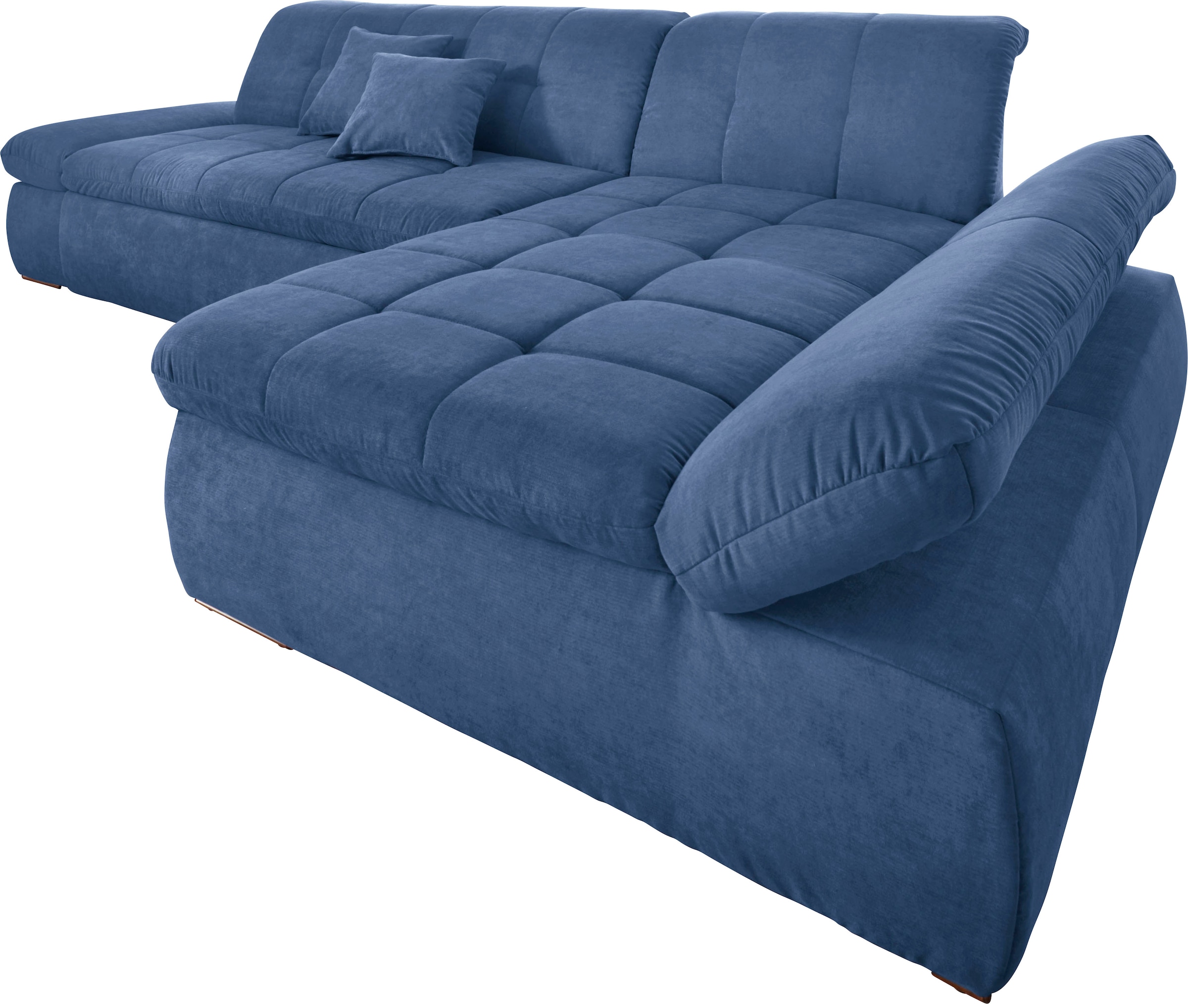 DOMO collection Ecksofa »NMoric XXL, B/T/H: 300/172/80cm, L-Form«, wahlweise mit Bettfunktion und Armlehnverstellung