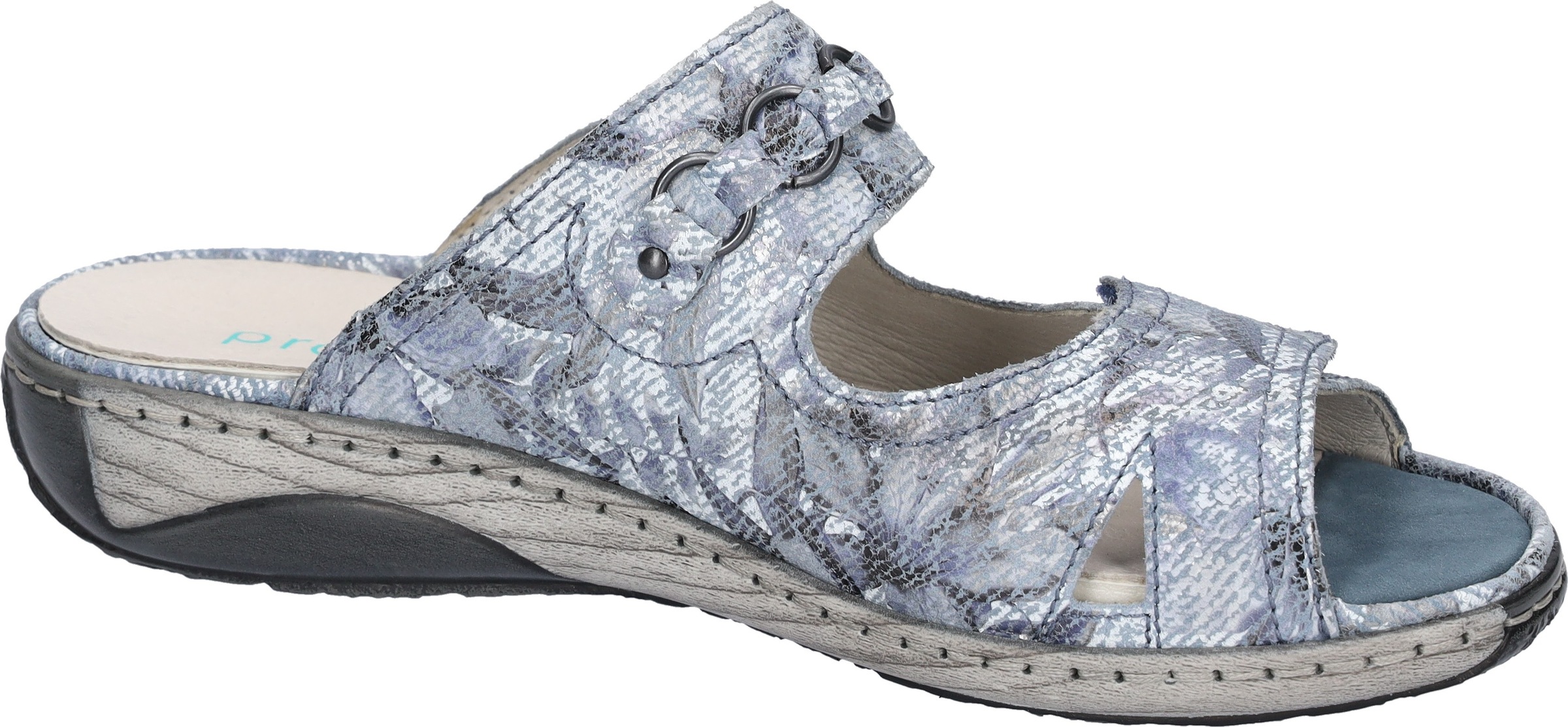 Waldläufer Pantolette "GARDA" Sommerschuh, Klettschuh, Hausschuh in Bequemw günstig online kaufen