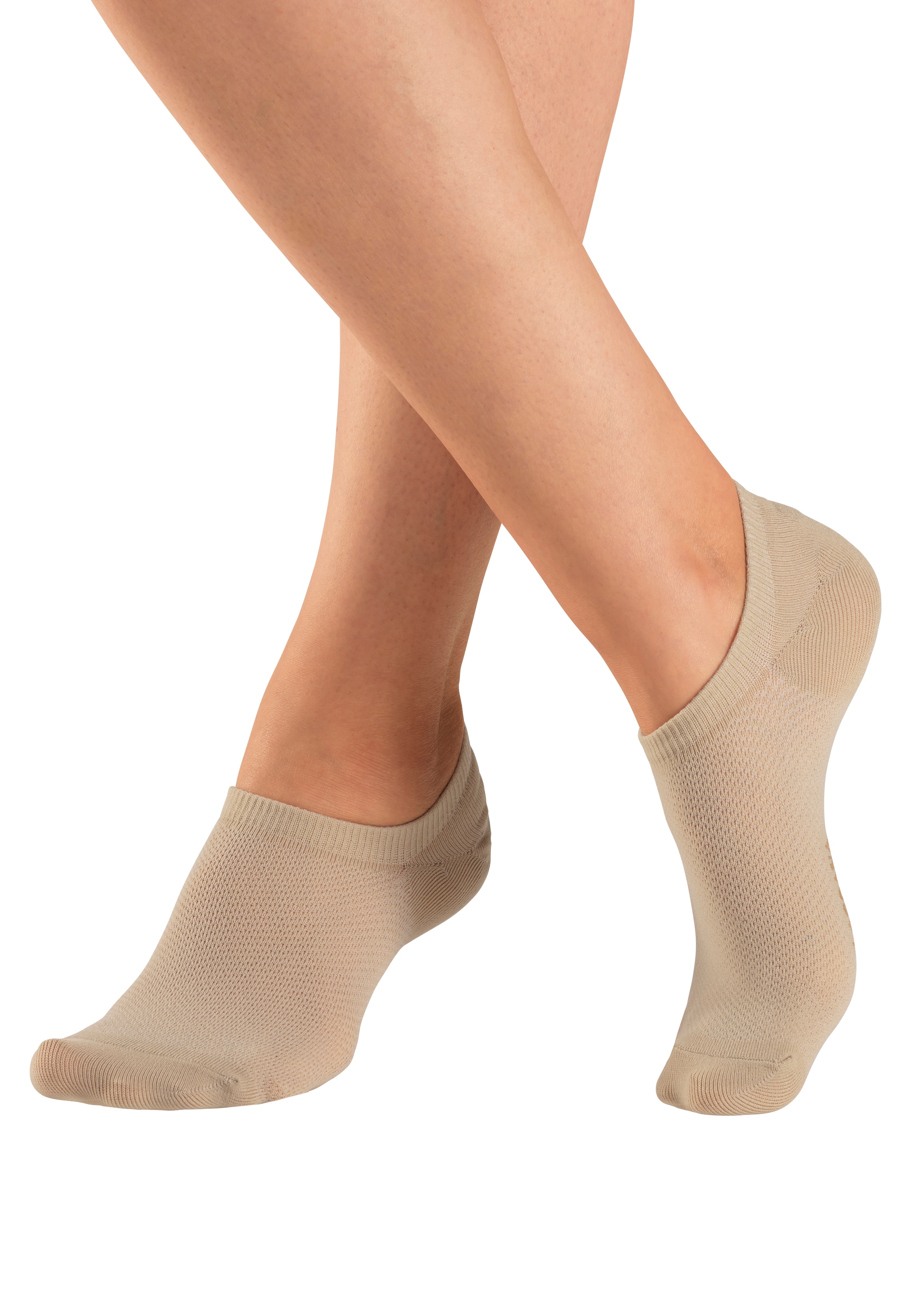 LASCANA ACTIVE Sneakersocken, (Packung, 7 Paar), mit Pikeestruktur