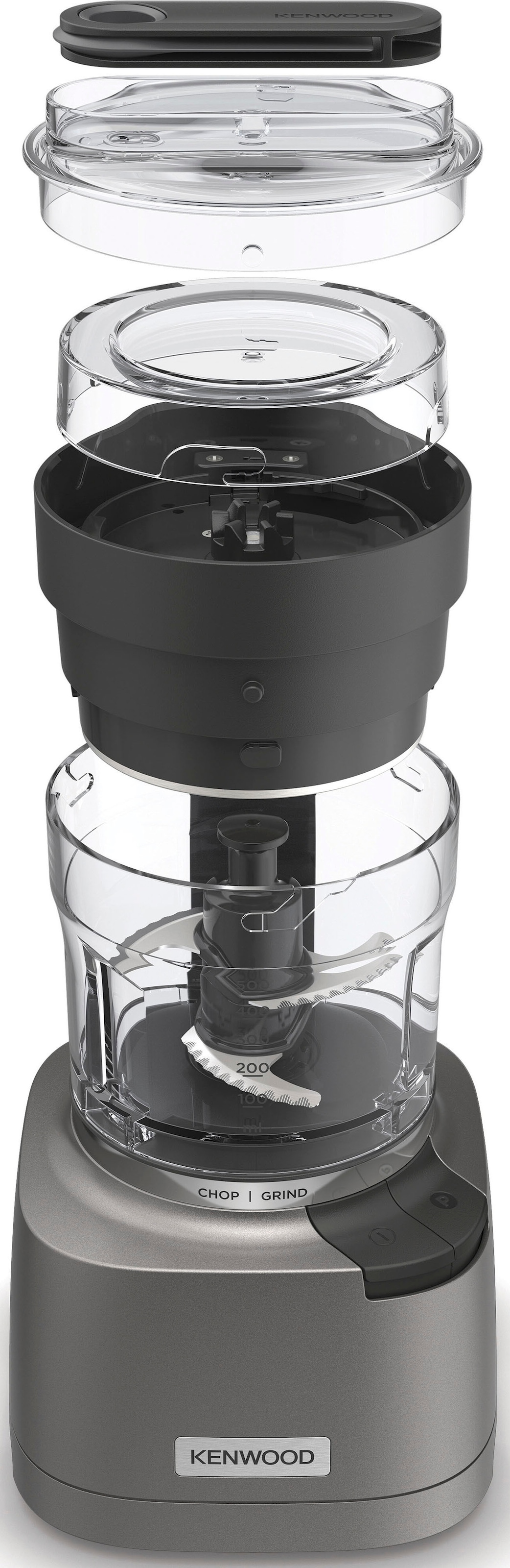 KENWOOD Zerkleinerer »DuoPrep 2-in-1 CHP80.000SI«, 800 W, silber