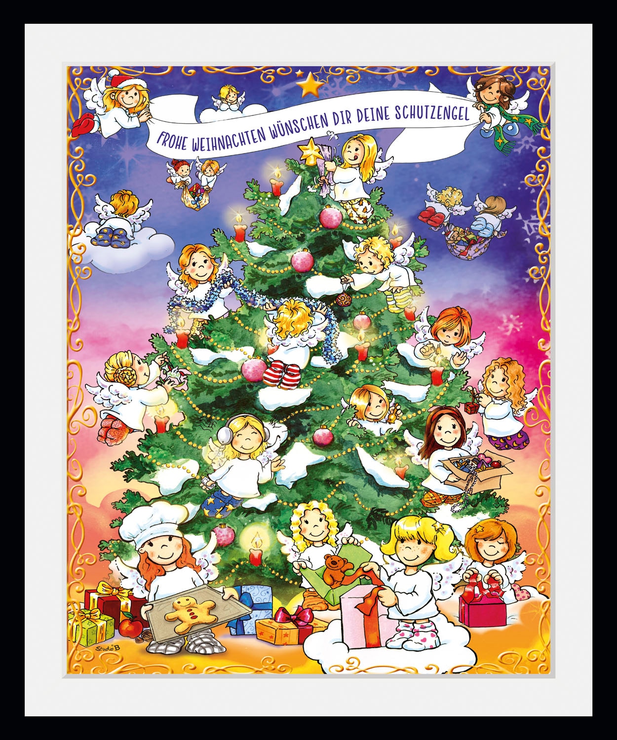 queence Bild »Christmas Tree«, Engel, (1 St.) bestellen | BAUR