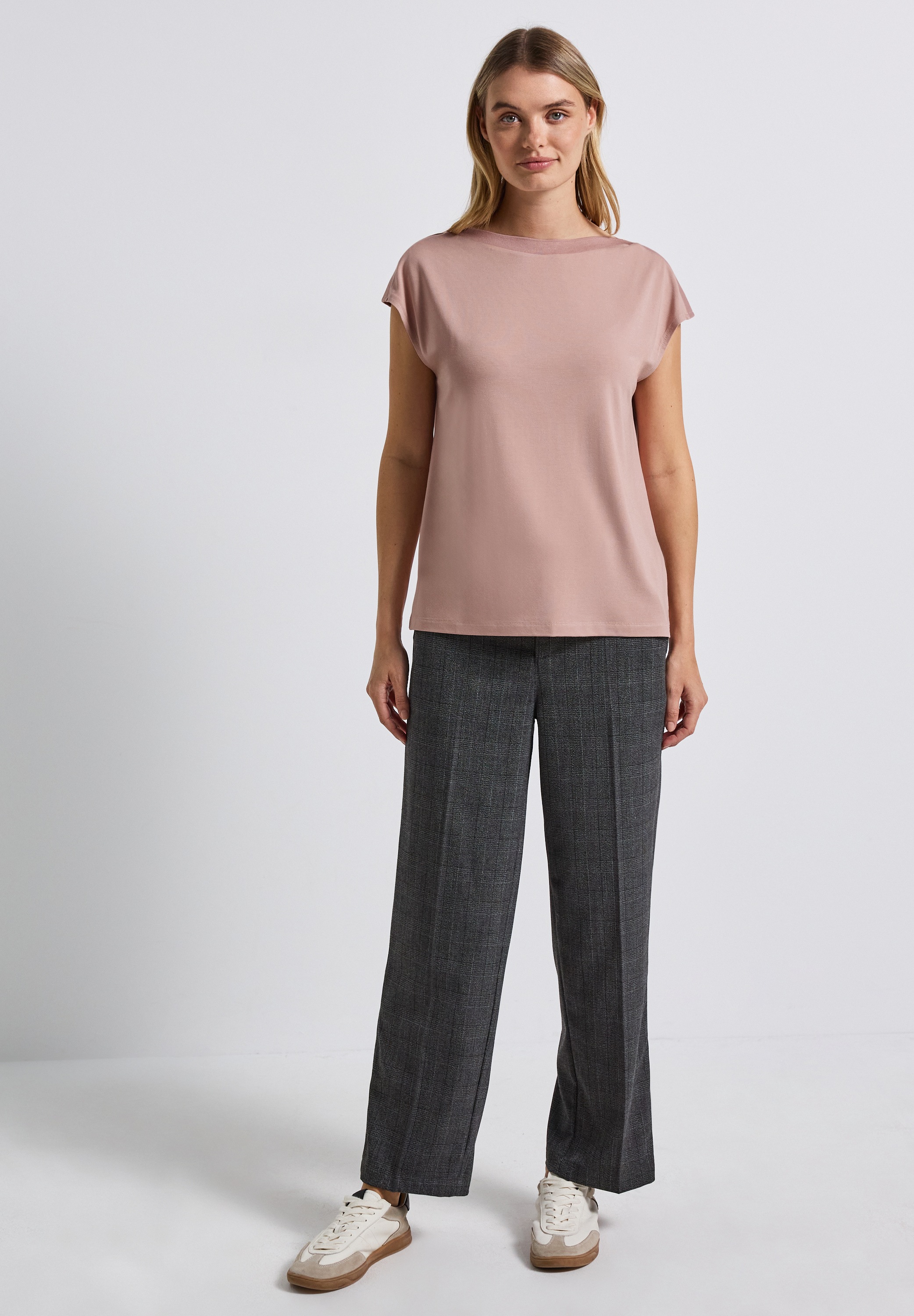 Thumbnail - STREET ONE T-Shirt aus strecthigem Viskosematerial