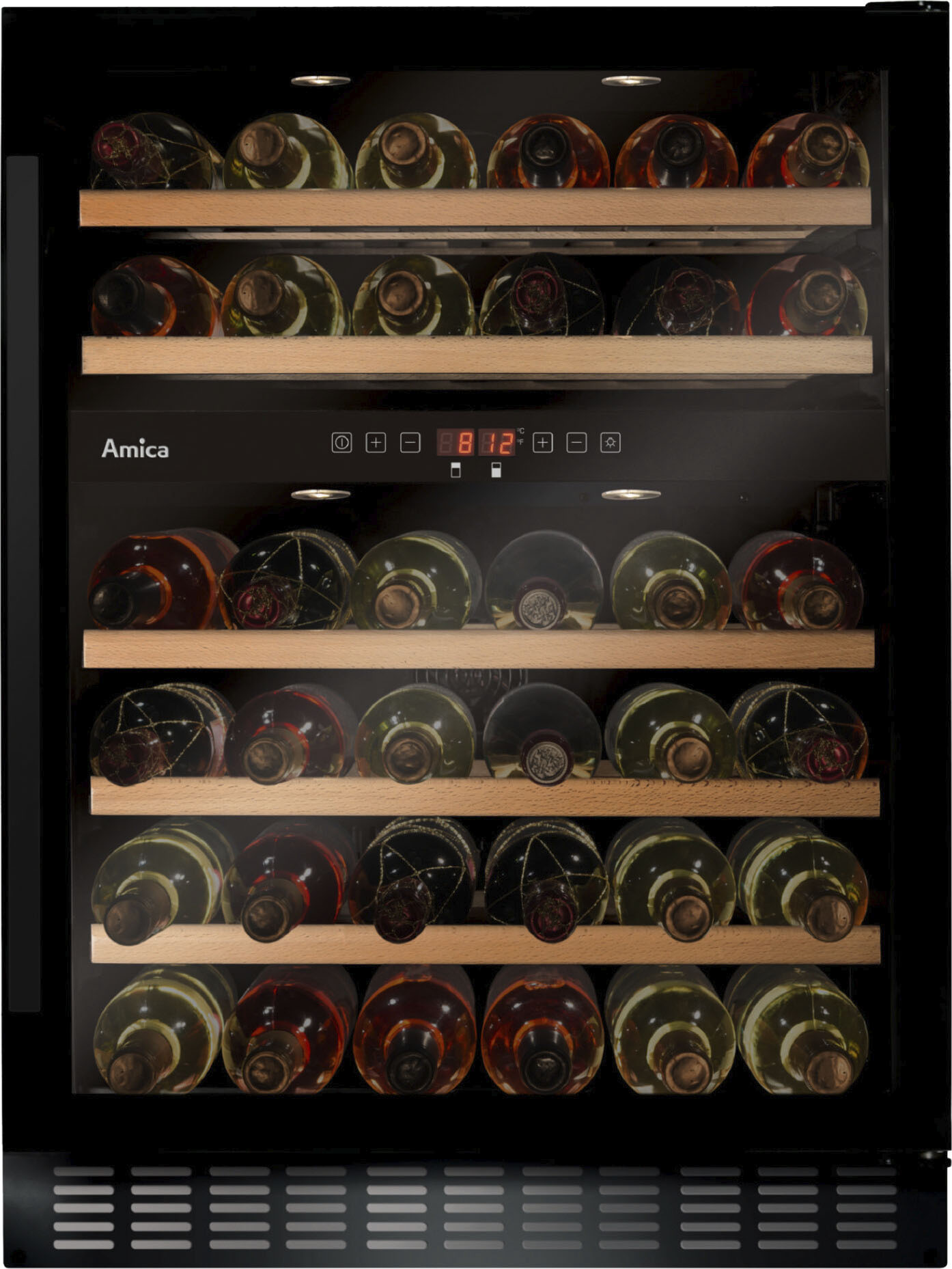 Thumbnail - Amica Weinkühlschrank "WK 341 110-1 S / WBB 4661 ADB" für 45 Standardflaschen á 0,75l, Standkühlschrank