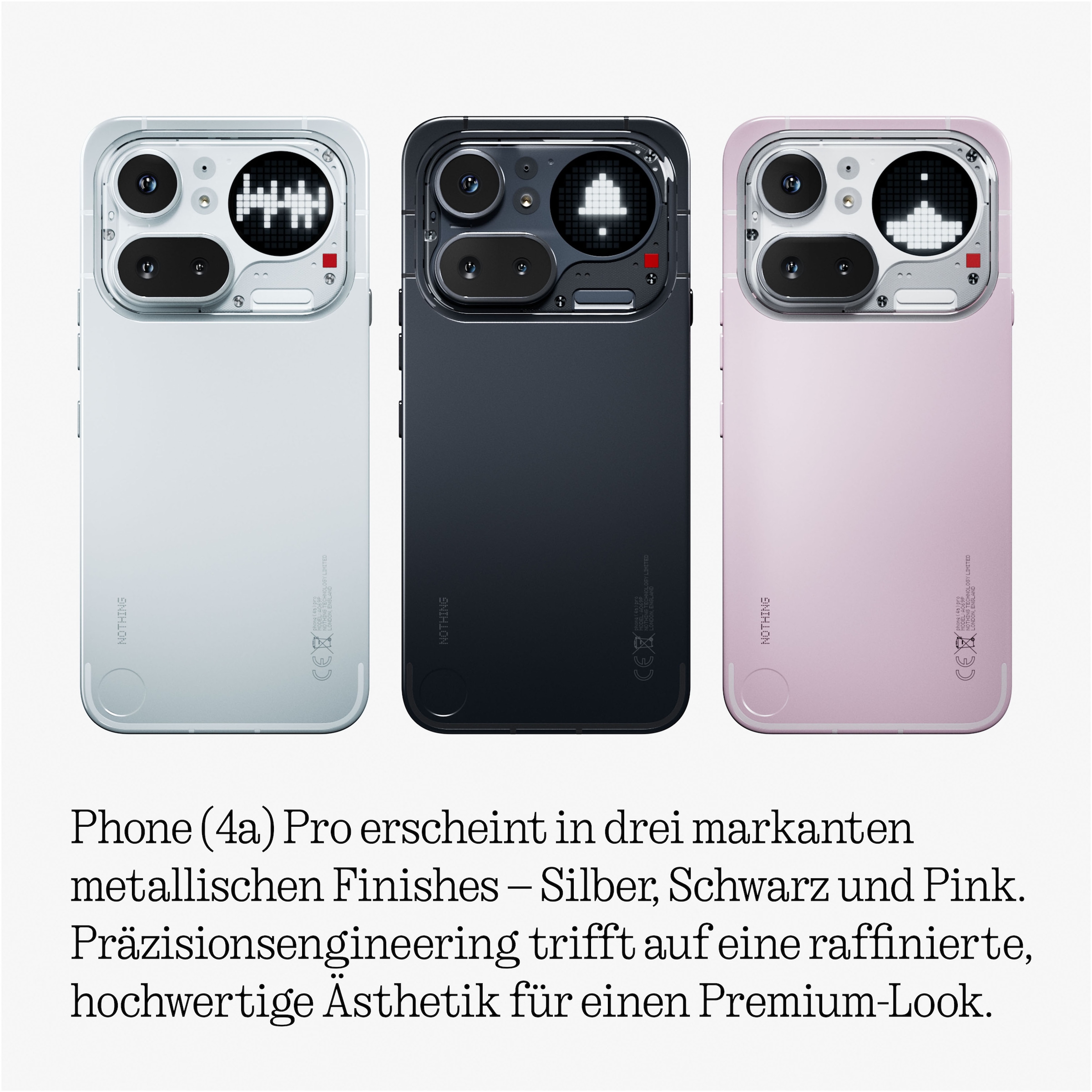 NOTHING Smartphone »Phone (4a) Pro« Black