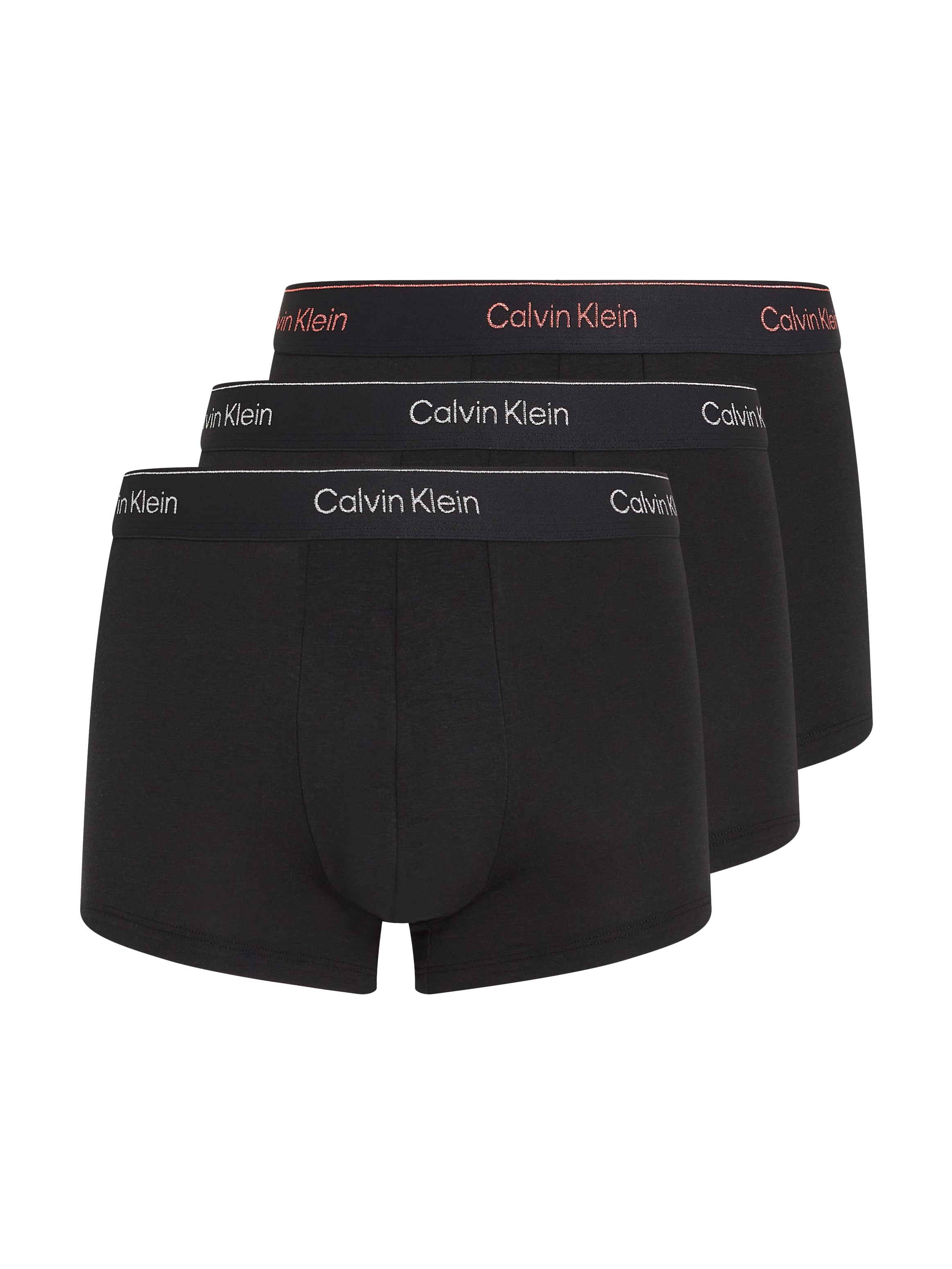 Calvin Klein Underwear Trunk »LOW RISE TRUNK 3PK«, (Packung, 3 St., 3er-Pack), mit Logo-Elastikbund (3 Stück)