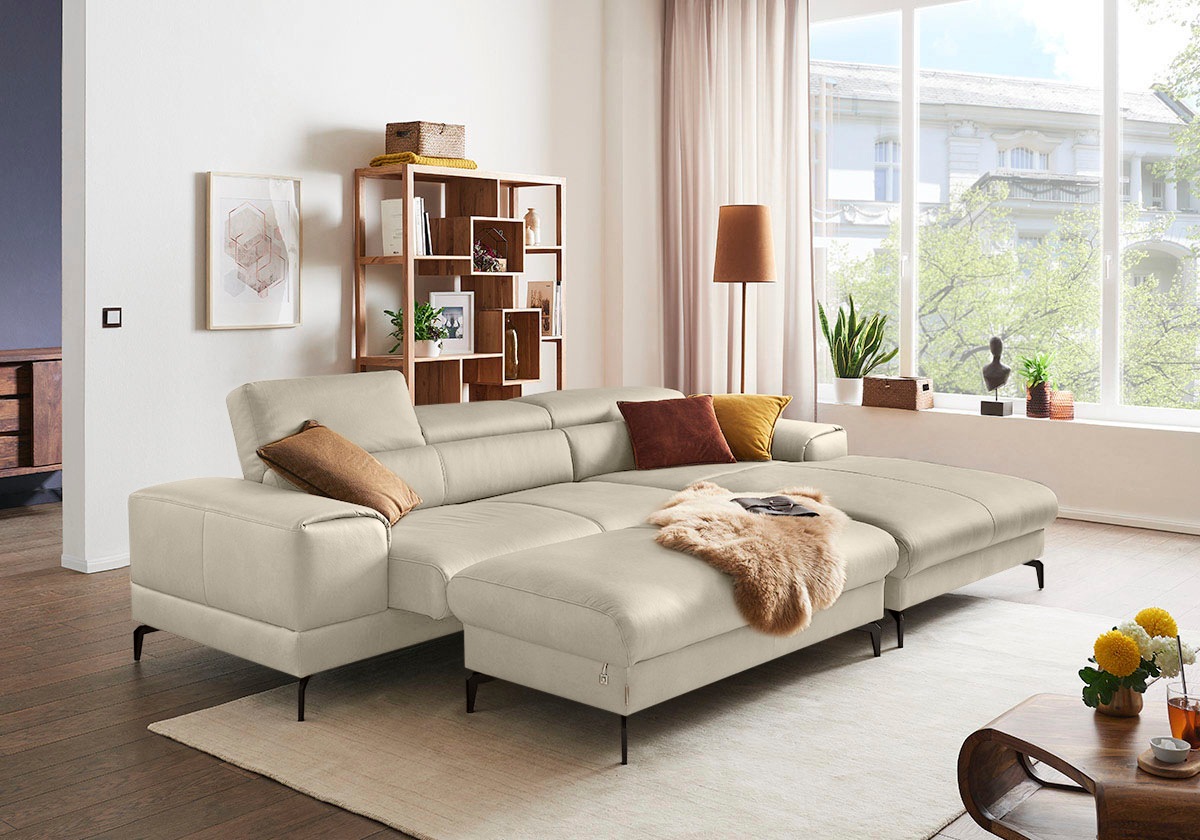 Thumbnail - W.SCHILLIG Polsterhocker Füße in Schwarz pulverbeschrichtet