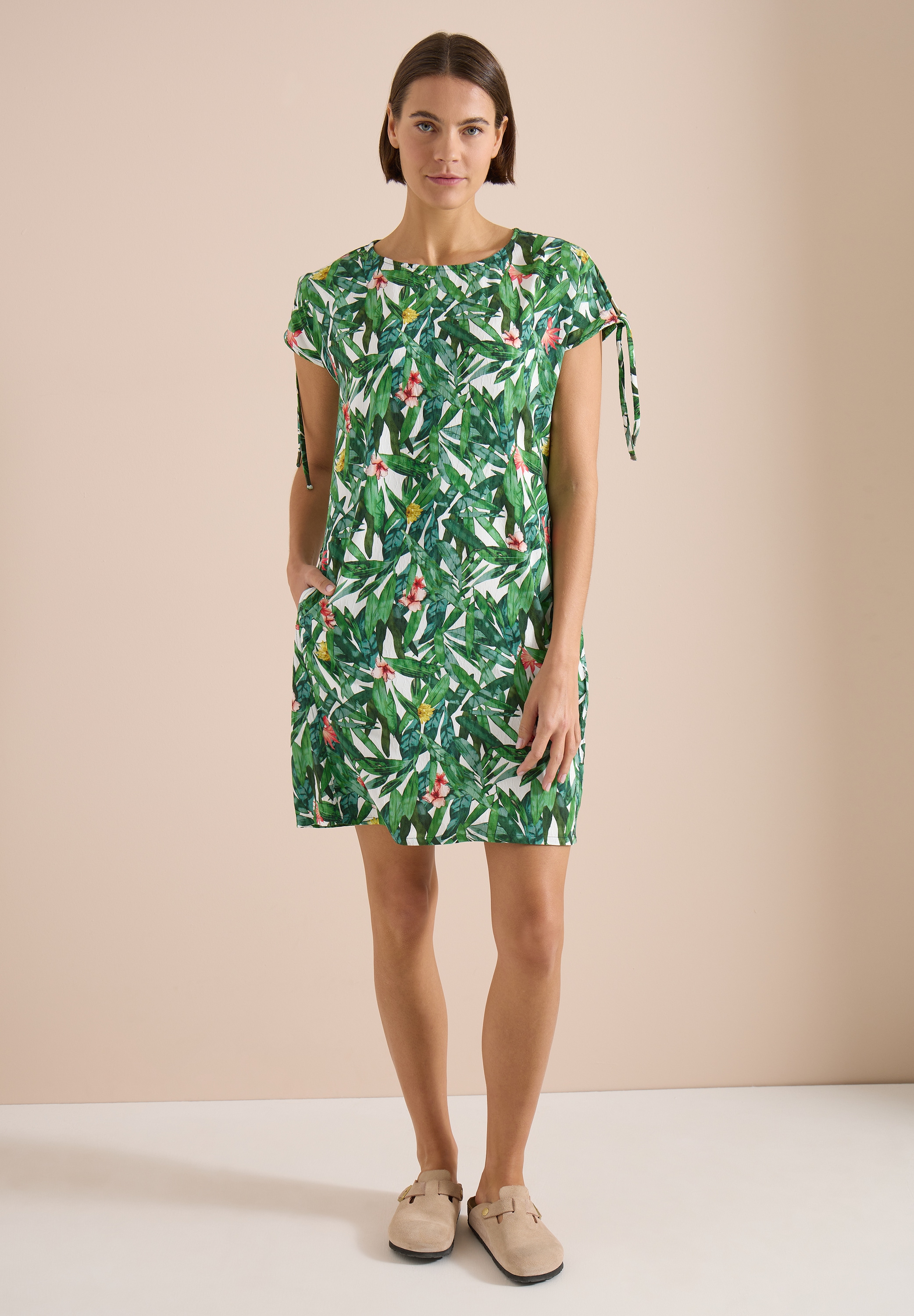 Cecil Sommerkleid Eingrifftaschen aus Viskose