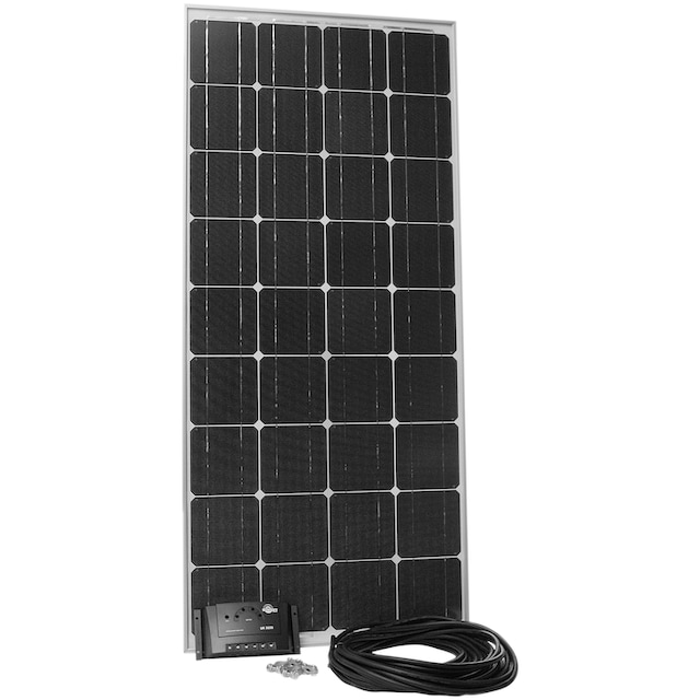 Black Friday Sunset Solarmodul »Stromset AS 140, 140 Watt, 12 V«, (Set),  für Gartenhäuser oder Reisemobil | BAUR