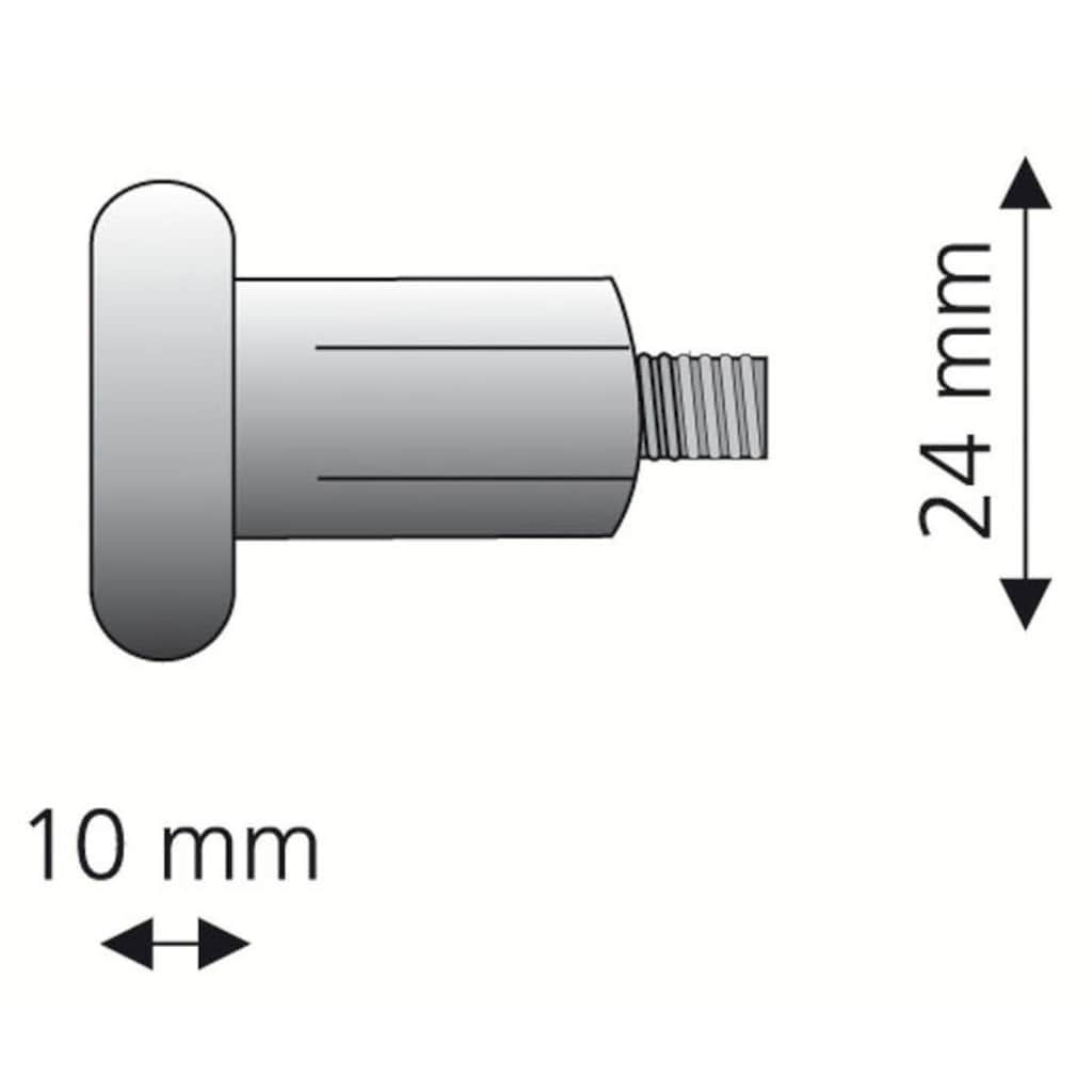 Liedeco Gardinenstangen-Endstück »Endstück, Endknopf, Endkappe "Esperanca" für 16 mm Stangen«, (2 St.)