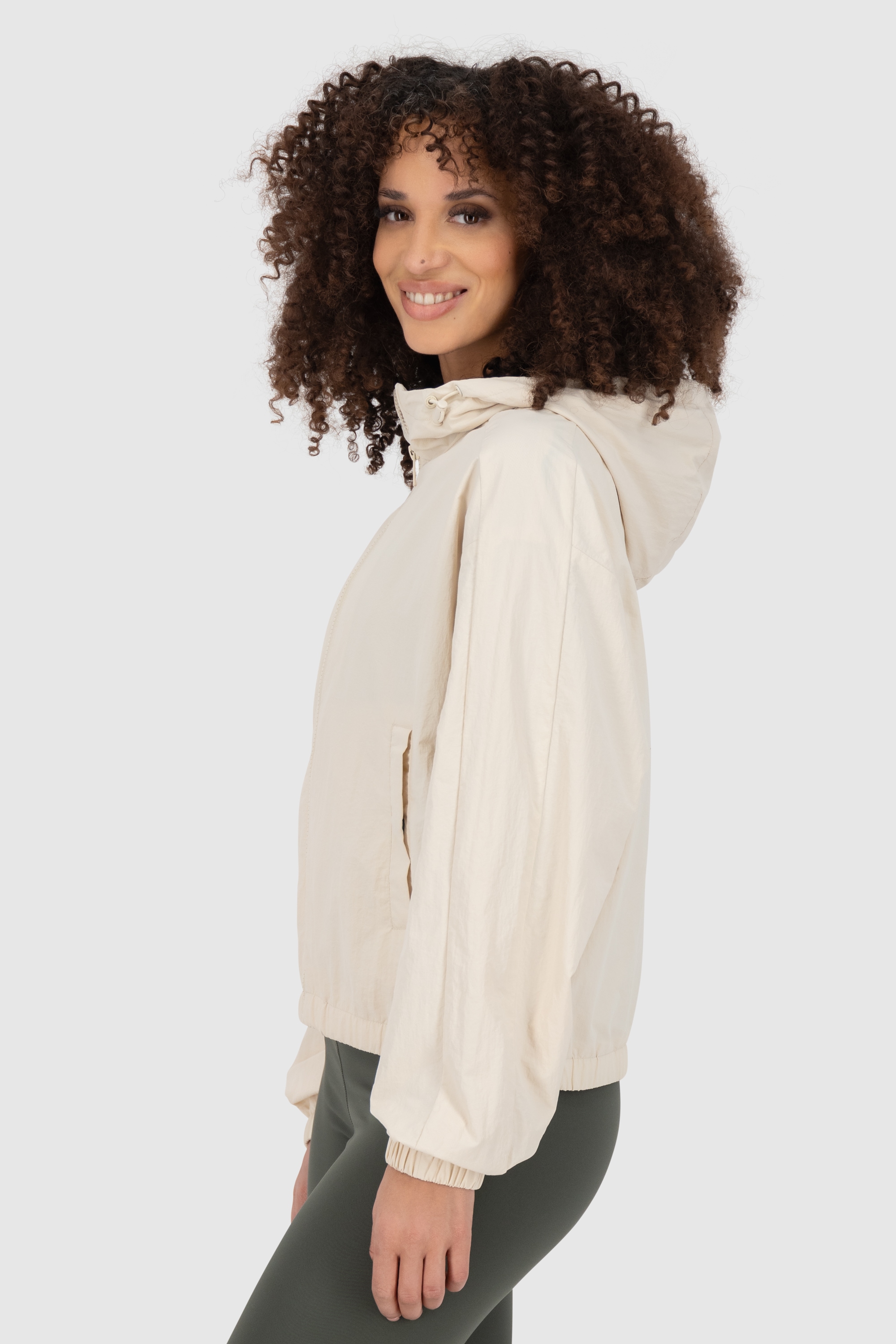 Alife & Kickin Sommerjacke »Damen JovanaAK A Übergangsjacke, Jacke« leichte Übergangsjacke Windbreaker mit Kapuze und Reißverschluss