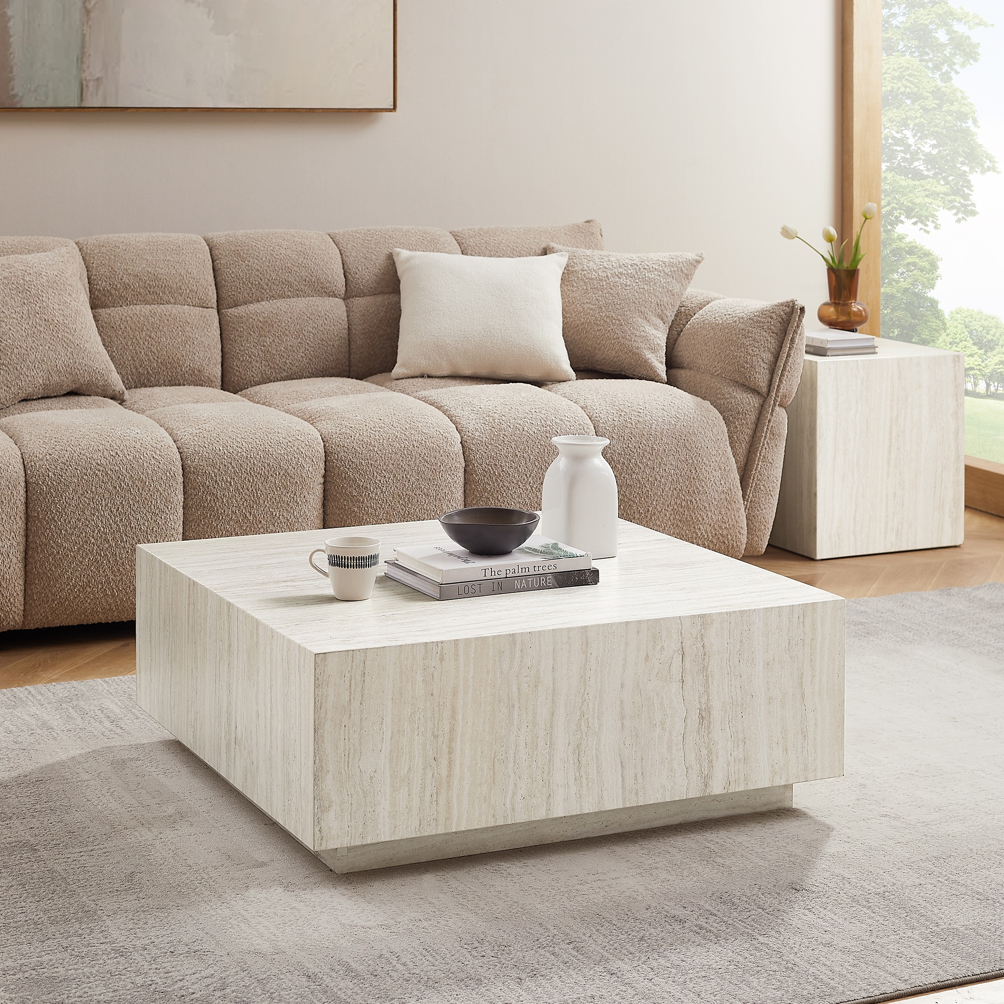 SalesFever Couchtisch "Almería Beistelltisch in Schwebe-Optik", quadratisch günstig online kaufen