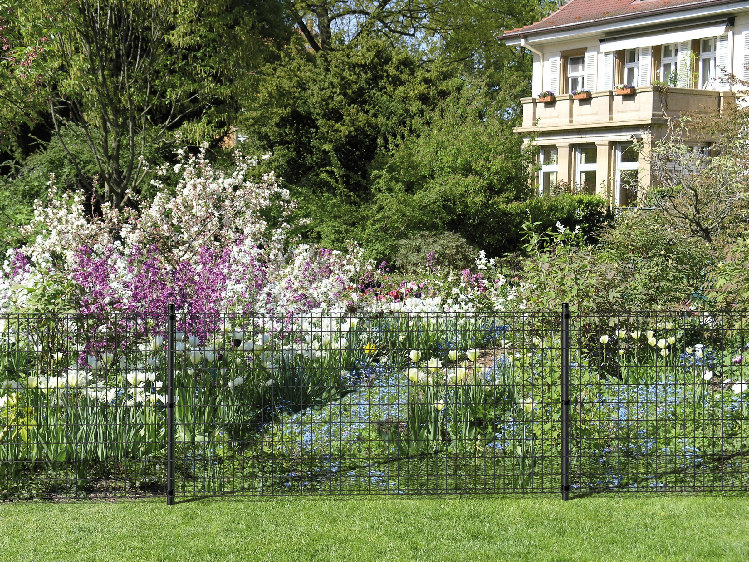 Alberts Eckpfosten »Fix-Clip Pro®«, für Maschendrahthöhe 153 cm, zum Einbetonieren