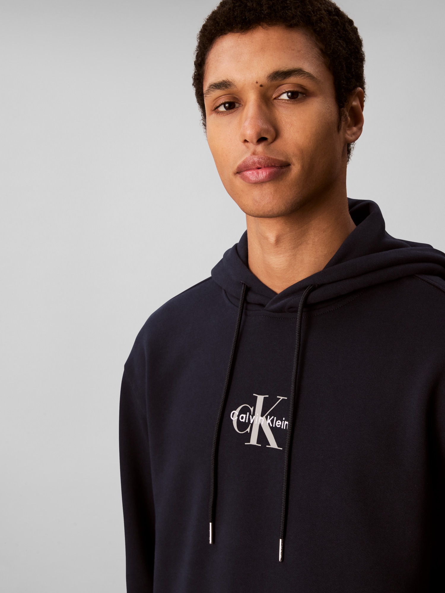 Calvin Klein Jeans Sweatshirt "LS EU 350TERRY MICRO MONOLOGO HO", Kapuze, r günstig online kaufen