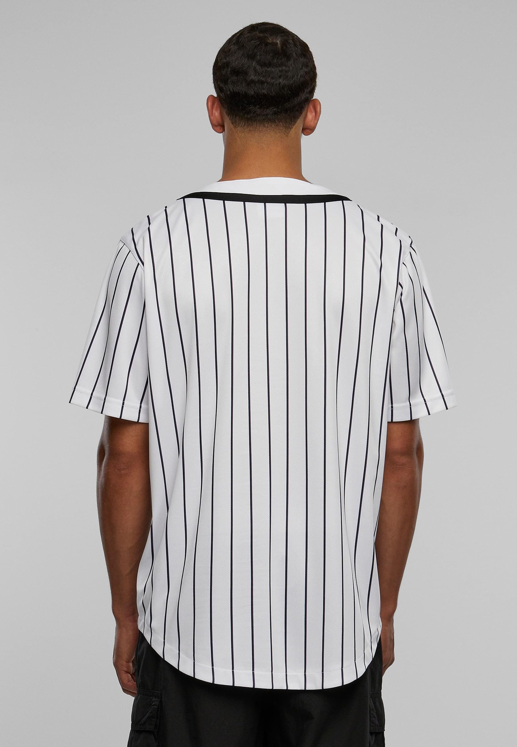 Karl Kani T-Shirt »Karl Kani Herren KM233-003-2 KK Serif Pinstripe Baseball Shirt«, (1 tlg.)
