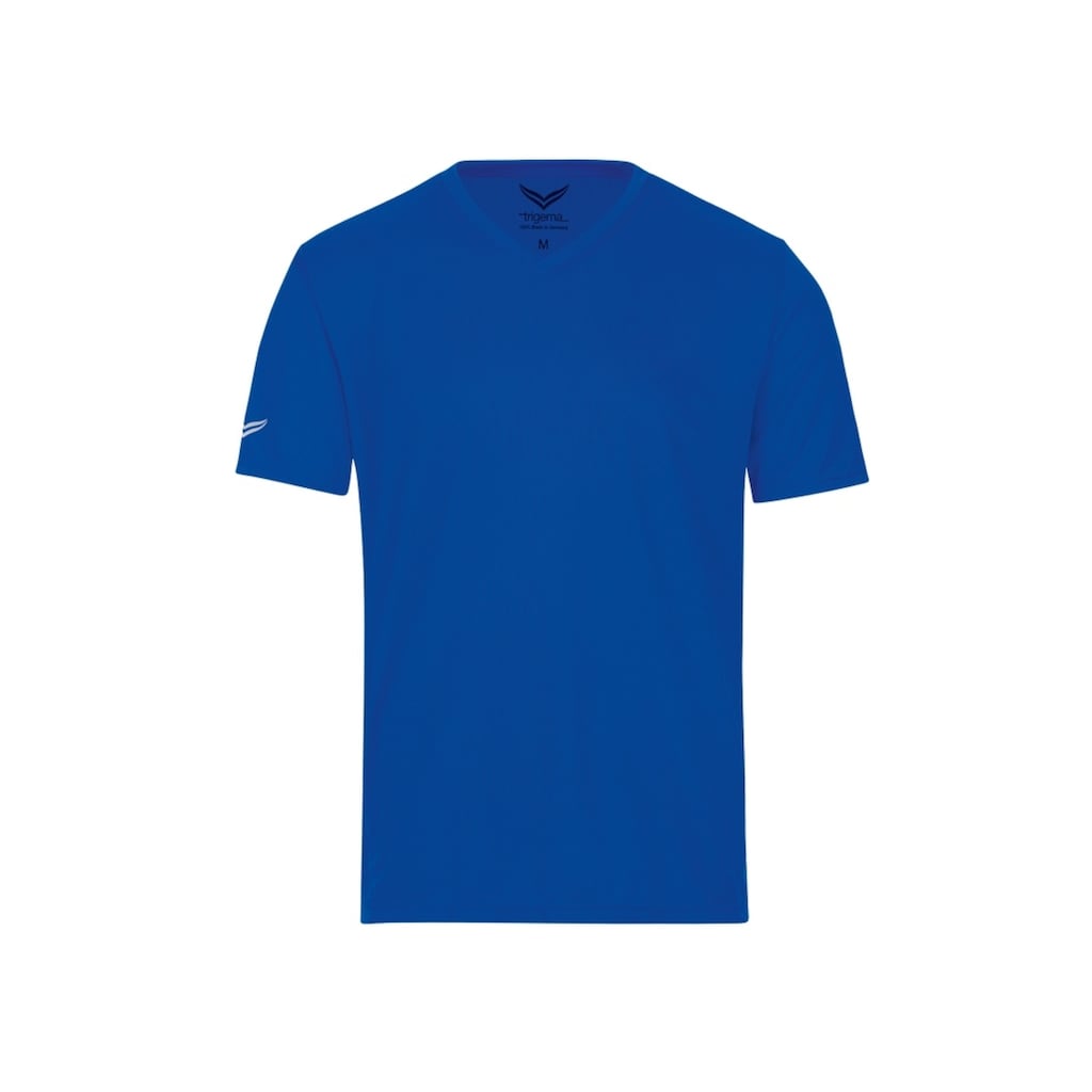 Trigema T-Shirt »TRIGEMA V-Shirt COOLMAX®«, (1 tlg.)