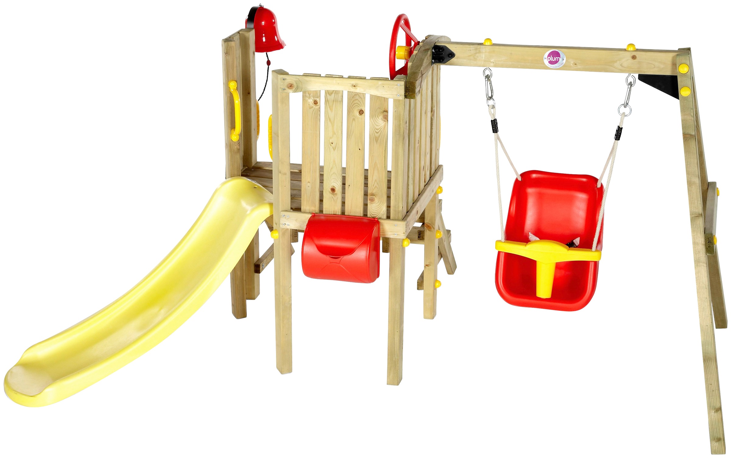 plum Spielturm »Kleinkinder Turm mit Babyschaukel«, BxLxH: 162x244x123 cm