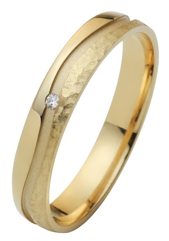 Firetti Trauring »Schmuck Geschenk Gold 750 Hochzeit Ehering "LIEBE"«, Made in Germany, wahlweise mit oder ohne Brillant