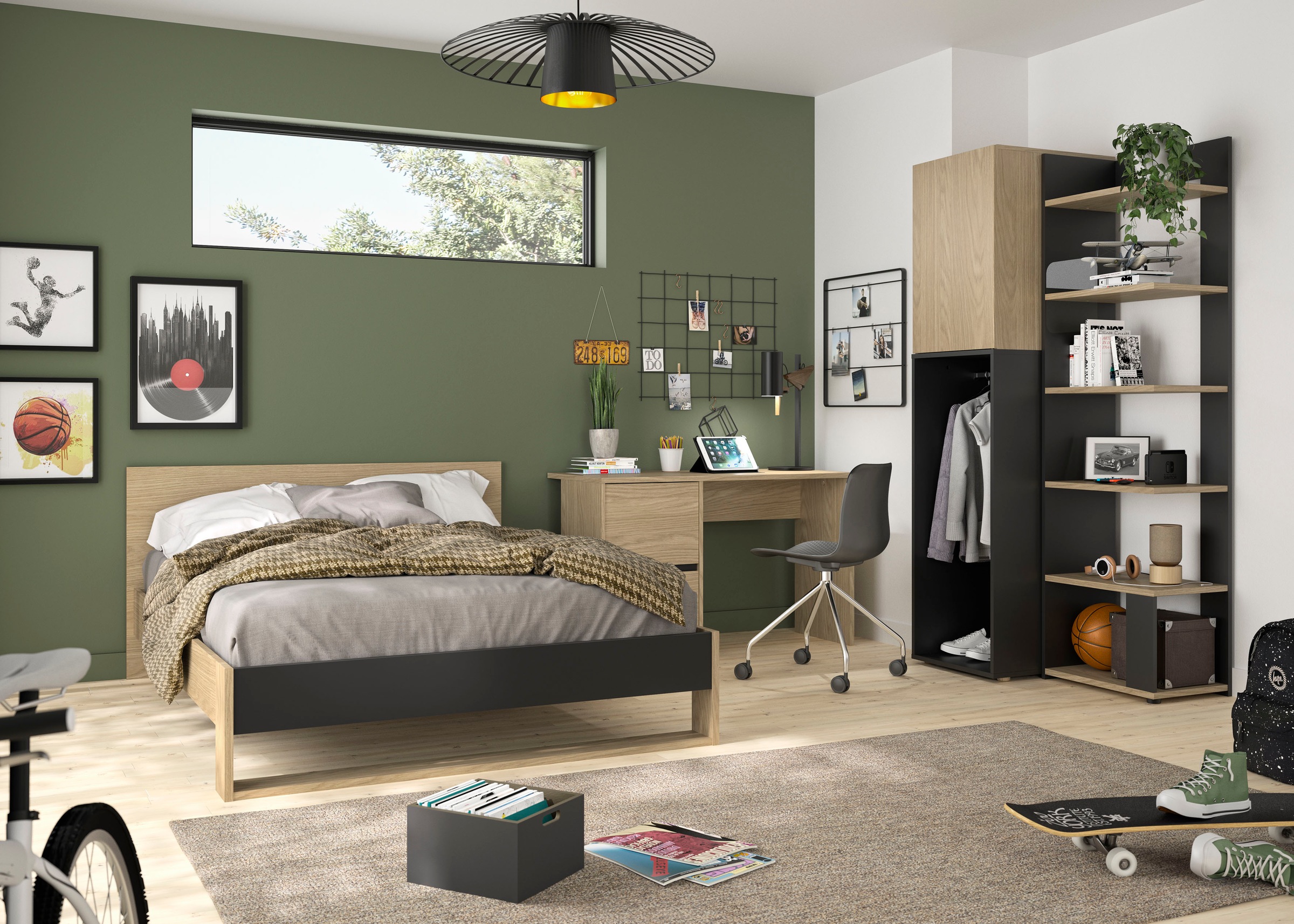 Gami Schlafzimmer-Set "Schlafzimmer-Set Naël", (4 tlg.), Schlafzimmer-Set N günstig online kaufen