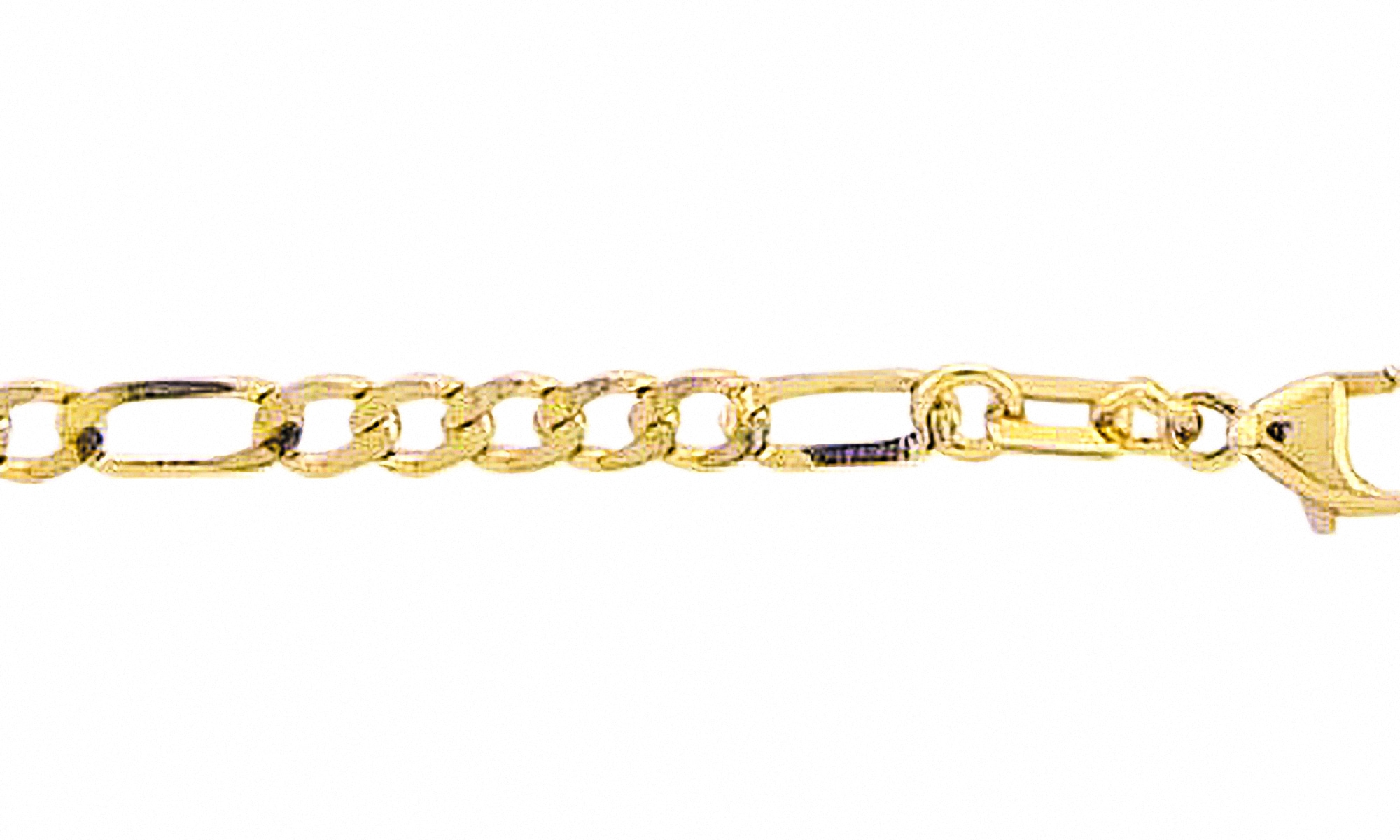 Adelia´s Goldarmband »333 Gold Figaro Armband 19 cm Ø 3,3 mm«, Goldschmuck für Damen