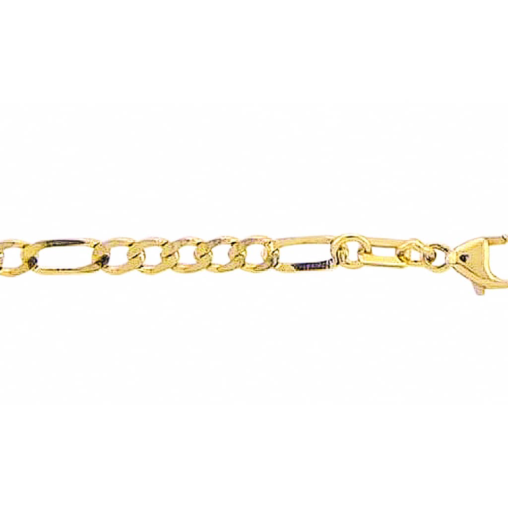 Adelia´s Goldarmband »333 Gold Figaro Armband 19 cm Ø 3,3 mm«