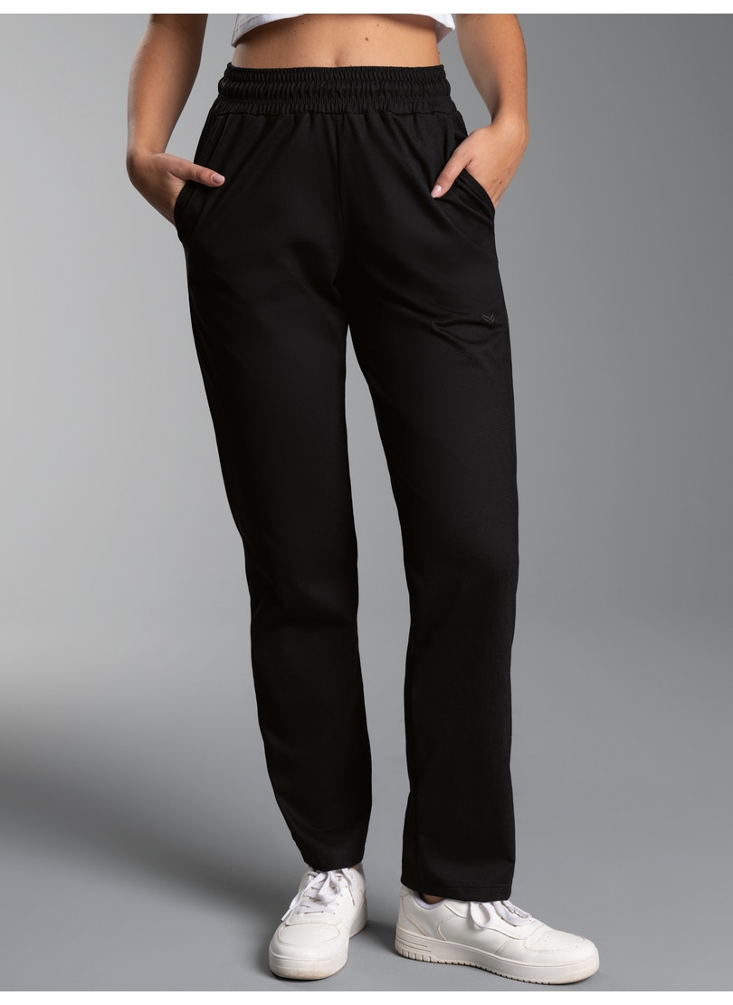 Trigema Jerseyhose »TRIGEMA Hose DELUXE Baumwolle«
