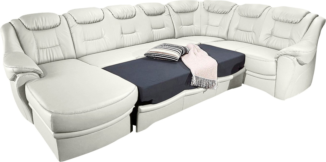 sit&more Wohnlandschaft »Bellevue U-Form«, wahlweise mit Bettfunktion