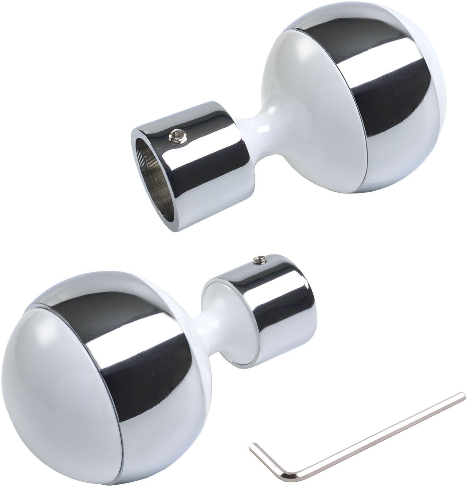 Liedeco Gardinenstangen-Endstück "Power" für Gardinenstangen Ø 20 mm günstig online kaufen