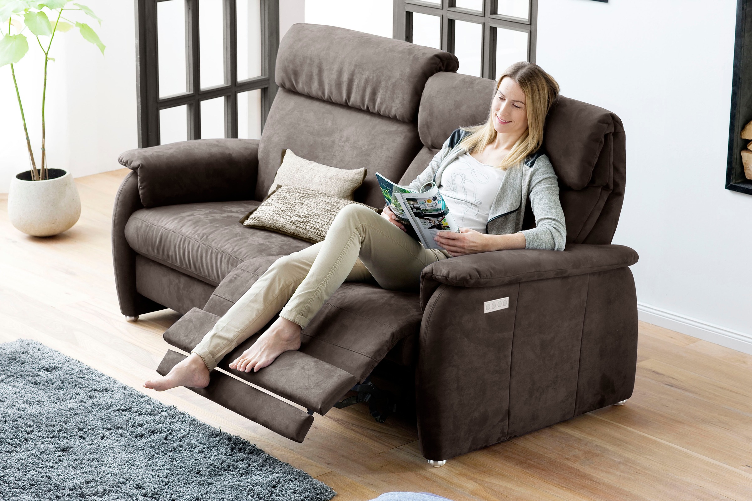 Thumbnail - Home affaire "Turin" mit motorischer Relaxfunktion, auch in Leder