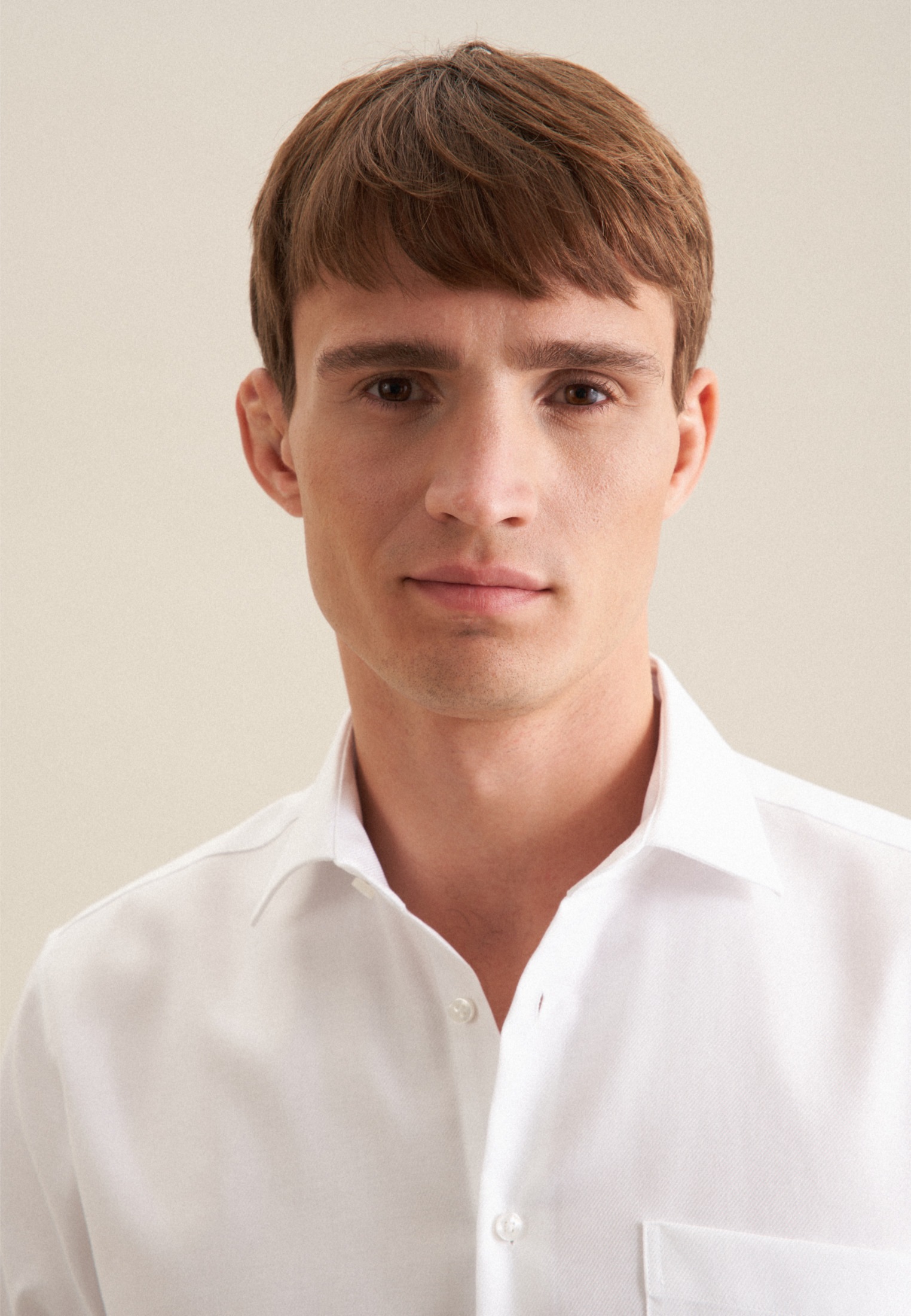 Seidensticker Regular Fit Shirt White Men 8