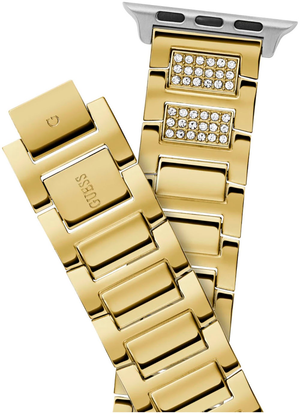 Guess Smartwatch-Armband »Apple Strap«, Wechselarmband, Ersatzband, Edelstahl, passend für die Apple Watch