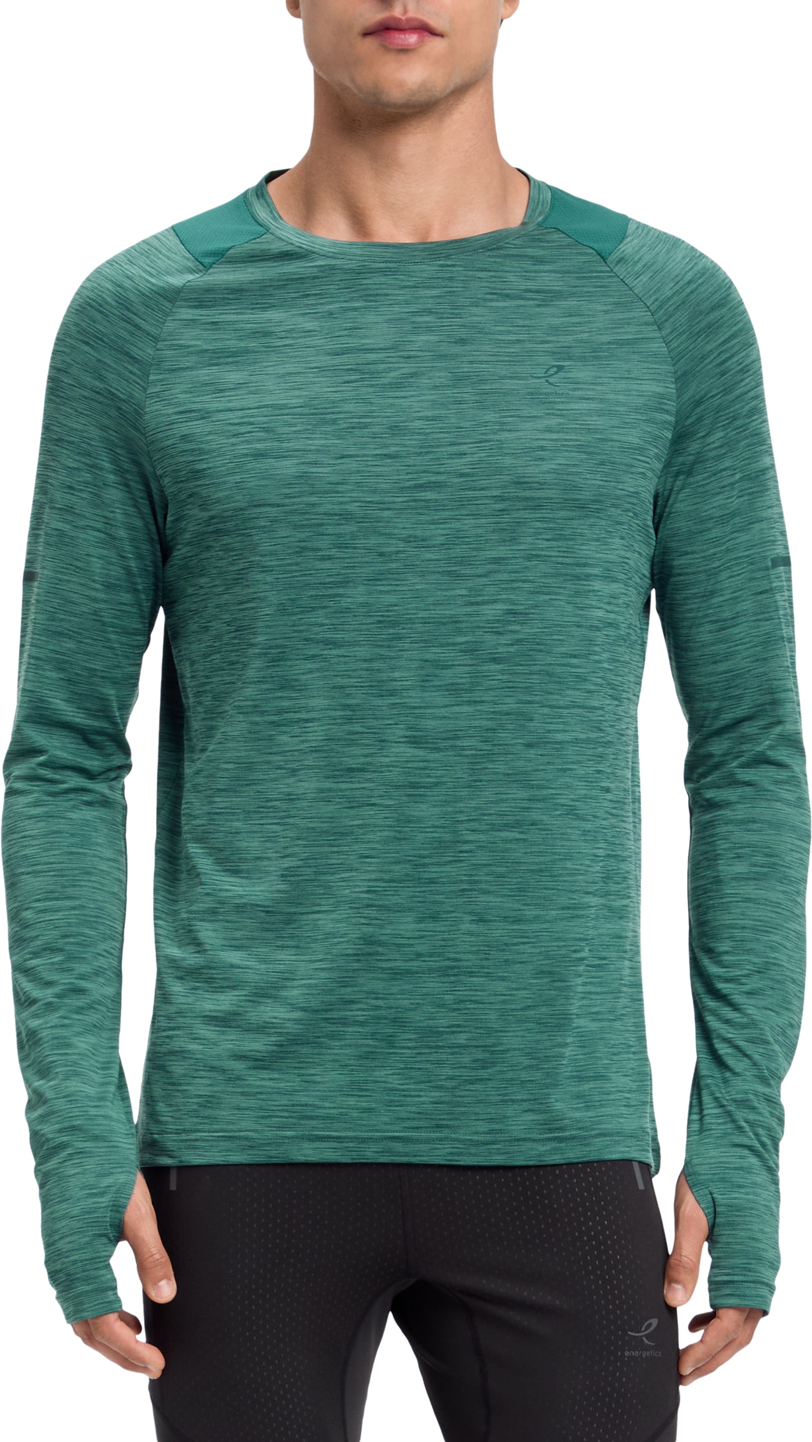 Energetics Laufshirt "HE.-LANGARMSHIRT AILO LS M" mit Daumenöffnungen an den Bündchen, elastisches Material
