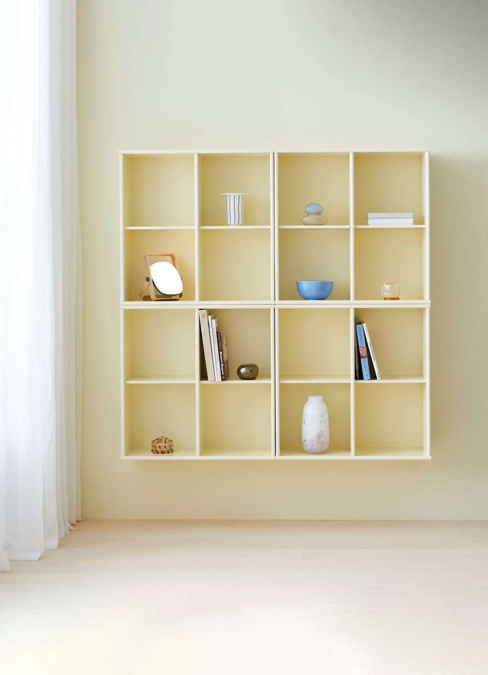 Hammel Furniture "Mistral, Hochwertig Hängeregal, Bücherregal, Wandregal, 4 Stück." Verstellbar Einlegeböden, T:27 cm, anpassungsbar Designmöbel