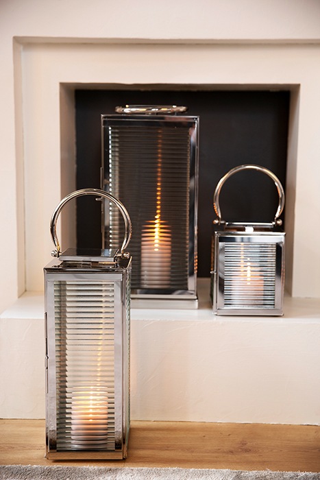 Fink Kerzenlaterne "MALAGA" mit bruchsicherem Glas günstig online kaufen