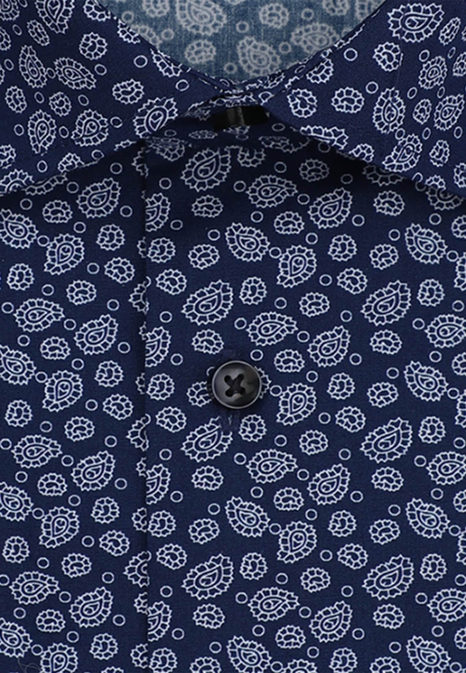 seidensticker Businesshemd »Slim«, Slim Langarm Kentkragen Paisley