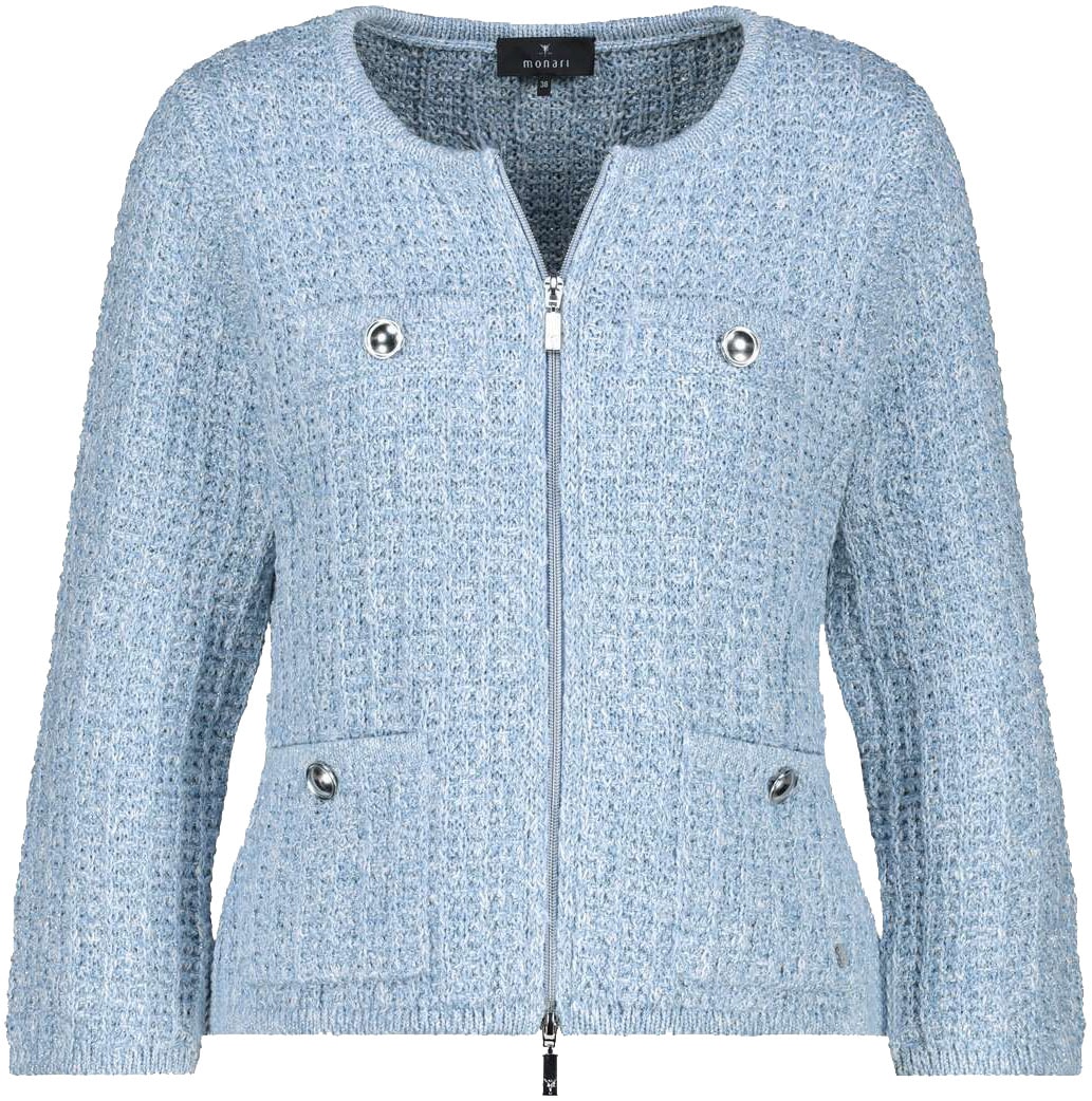 Monari Strickjacke, mit Zierknöpfen